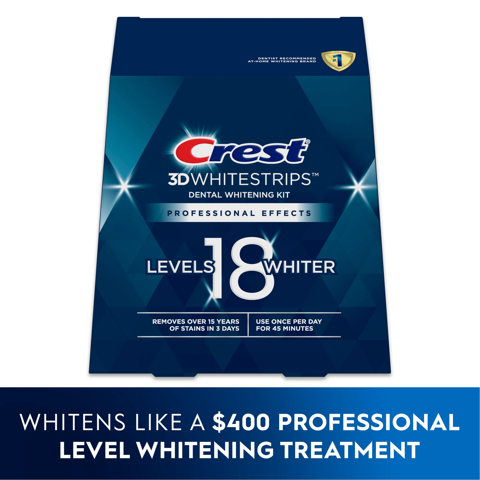 P&G - Crest 3D Whitestrips, Professional Effects, 20ct/pk, 8pk/cs