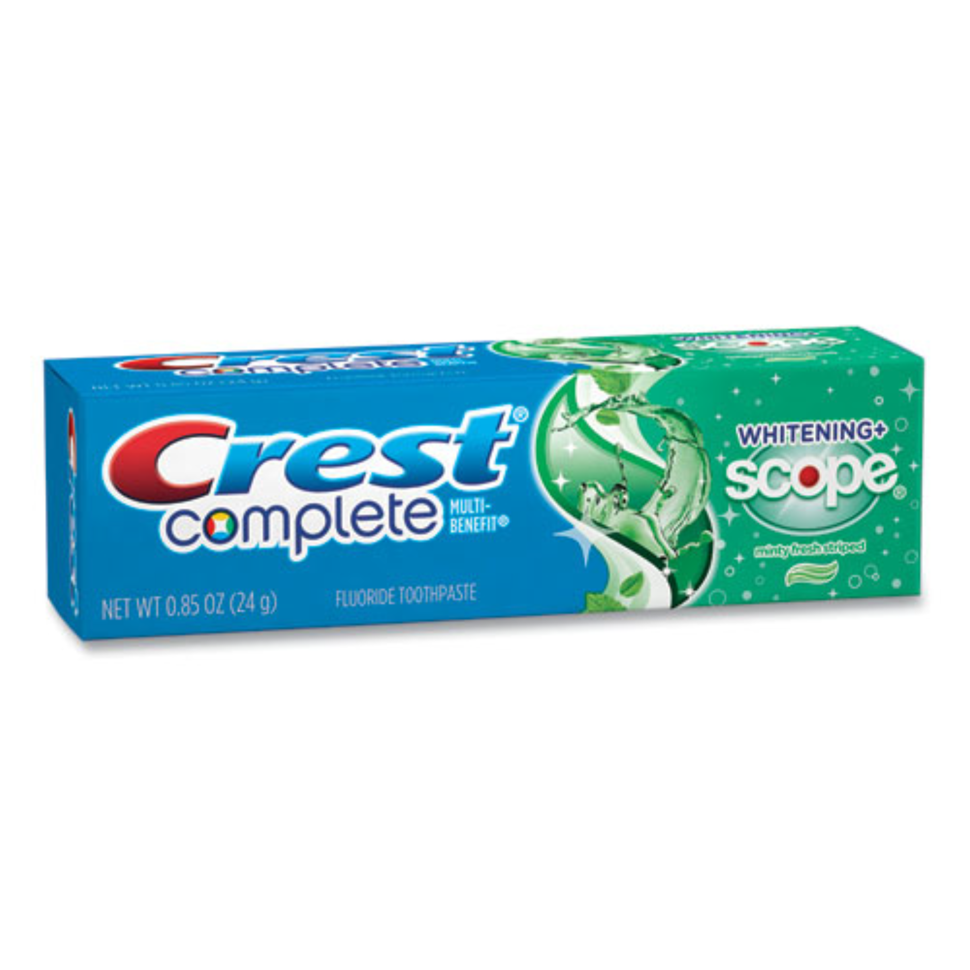P&G - Crest Complete Toothpaste, Whitening with Scope, .85 oz, 36/cs (Item on Manufacturer Backorder - Inventory Limited when made Available)