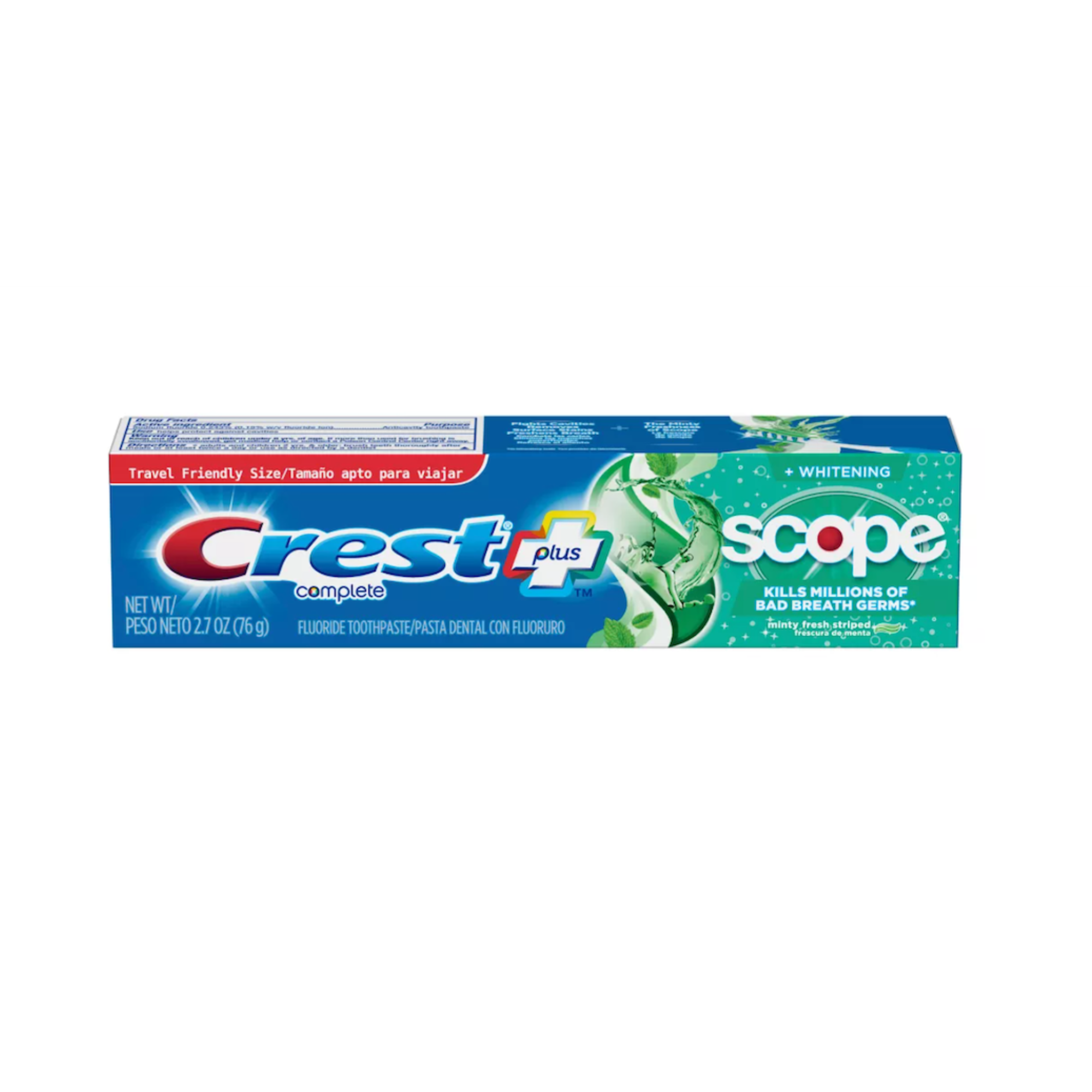 P&G - Crest Complete Whitening + Scope Toothpaste, Minty Fresh, 2.7 oz, 24/cs