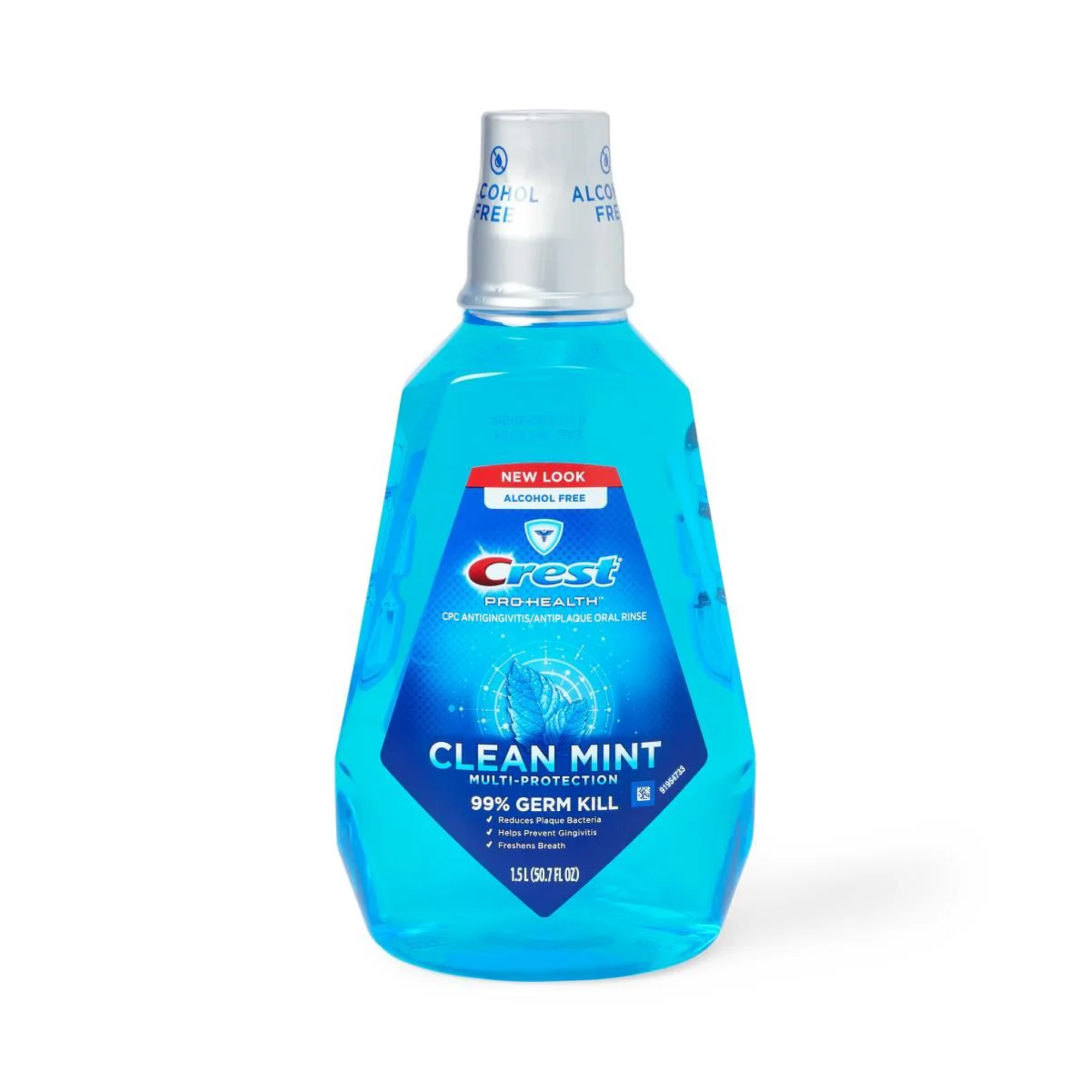 P&G - Crest ProHealth Rinse, Clean Mint, Alcohol-Free, 1.5 lt, 4/cs