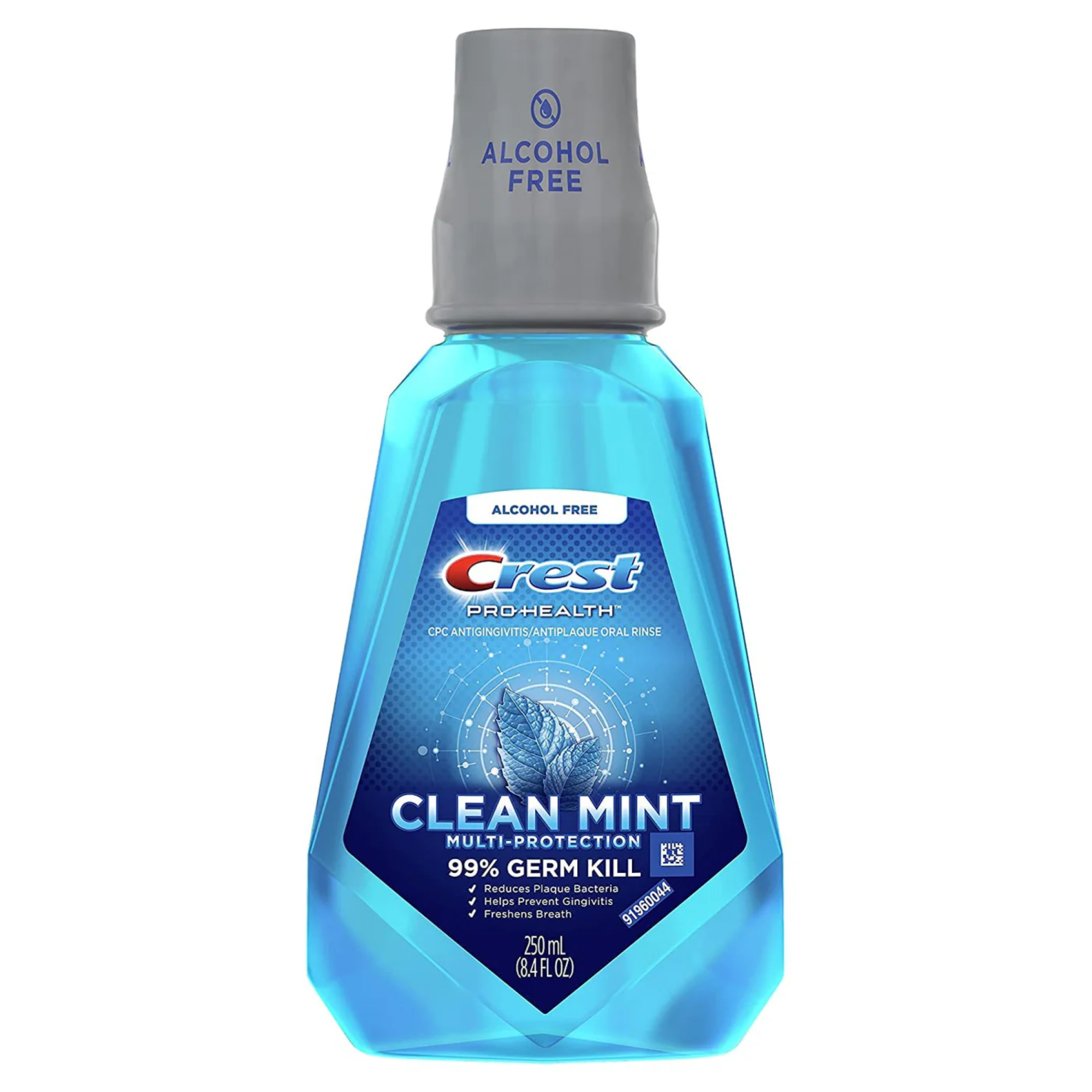 P&G - Crest ProHealth Rinse, Clean Mint, Alcohol-Free, 250ml, 3700096236
