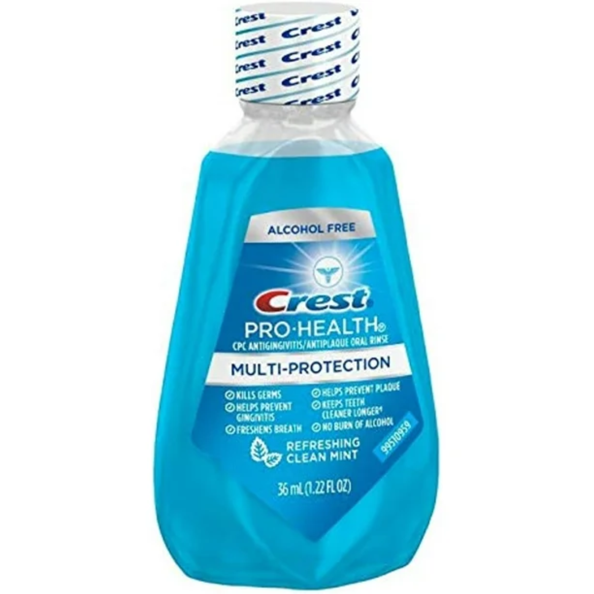 P&G - Crest ProHealth Rinse, Clean Mint, Alcohol-Free, 36mL, 48/cs