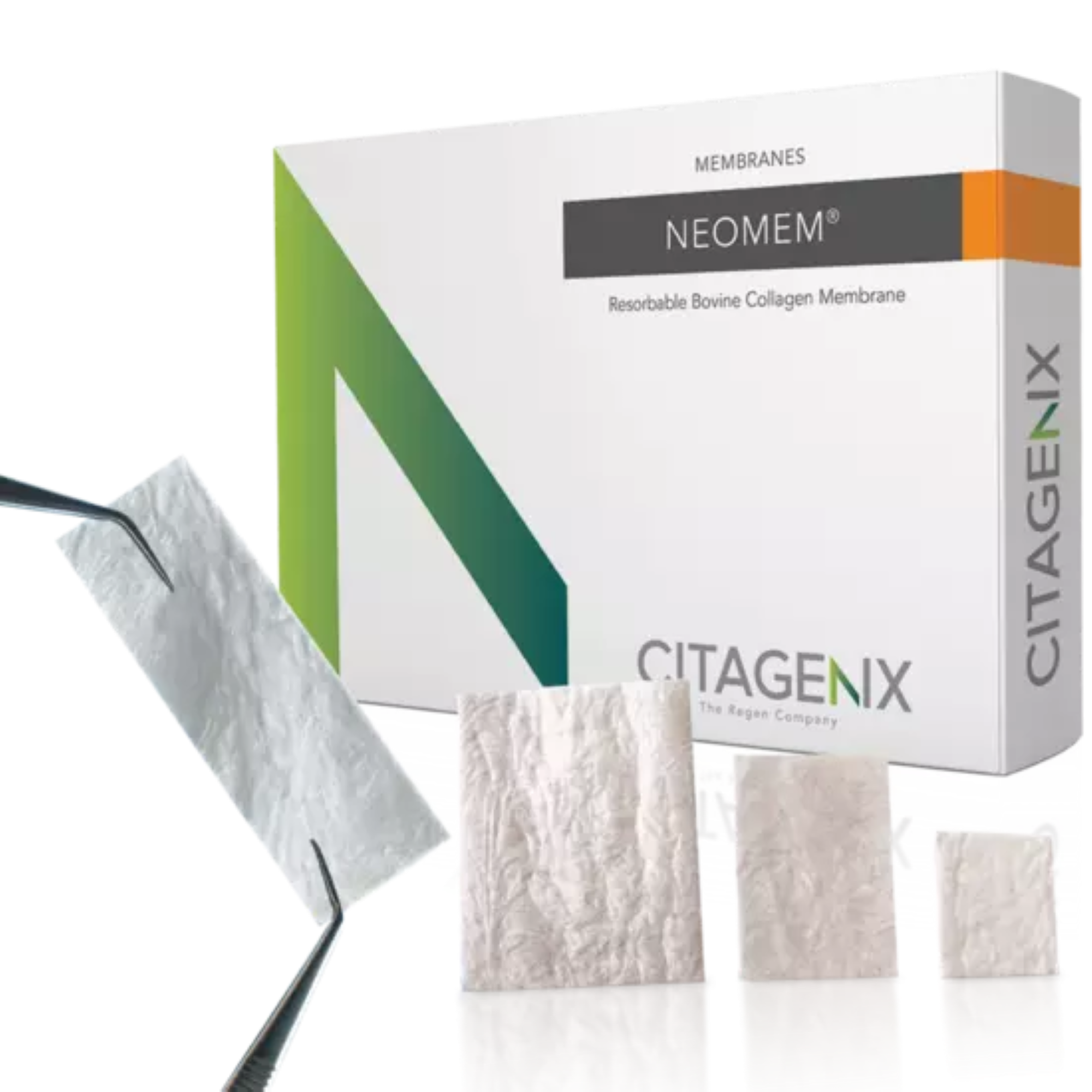 Citagenix - Membrane Bovine Collagen - Neomem 15x20mm Resorbable collagen membrane