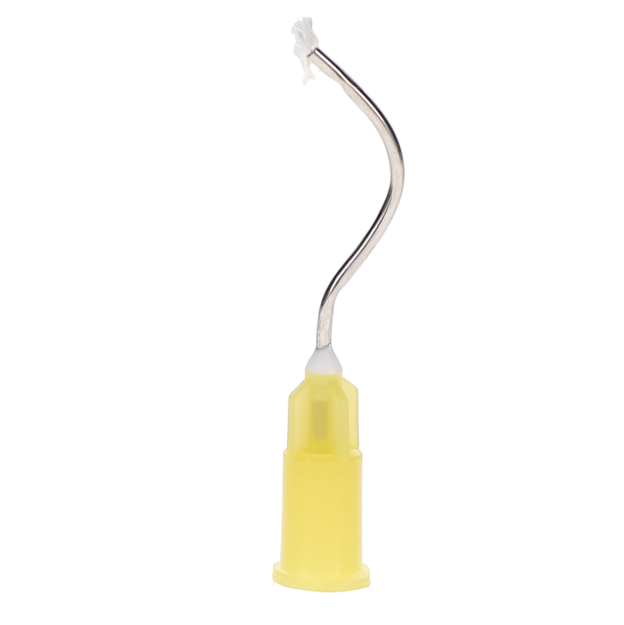 Hemostatic Pre-Bent Infusor Tips, 19 Ga, Yellow, 100/Pk, 100650