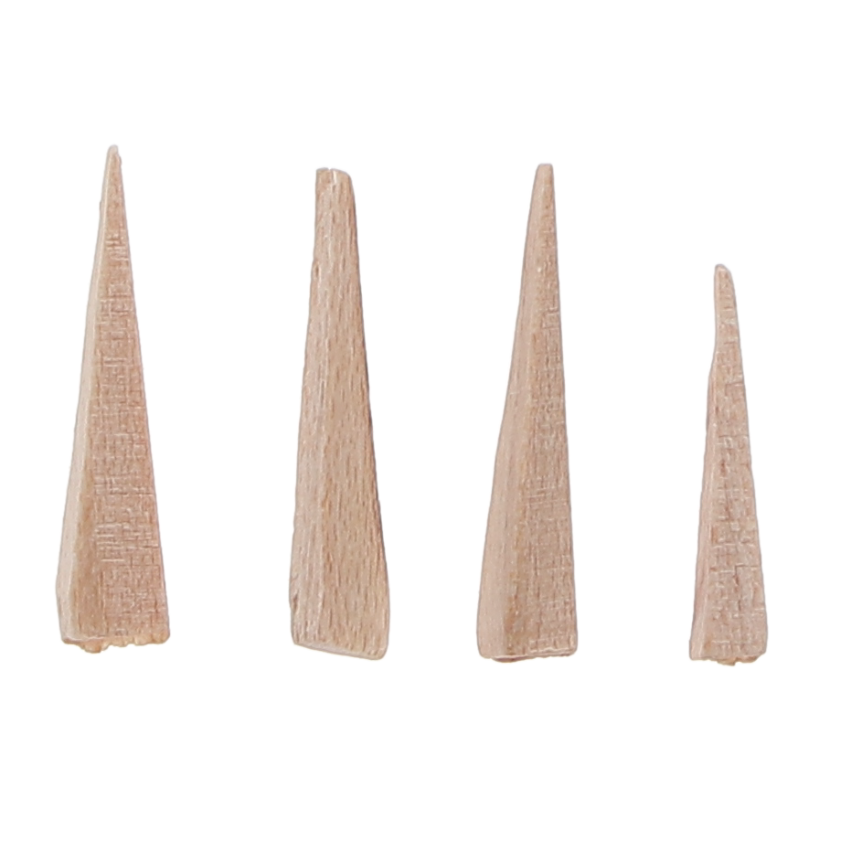 Wizard Type Wood Wedges, Assorted, 500/Box, 101252