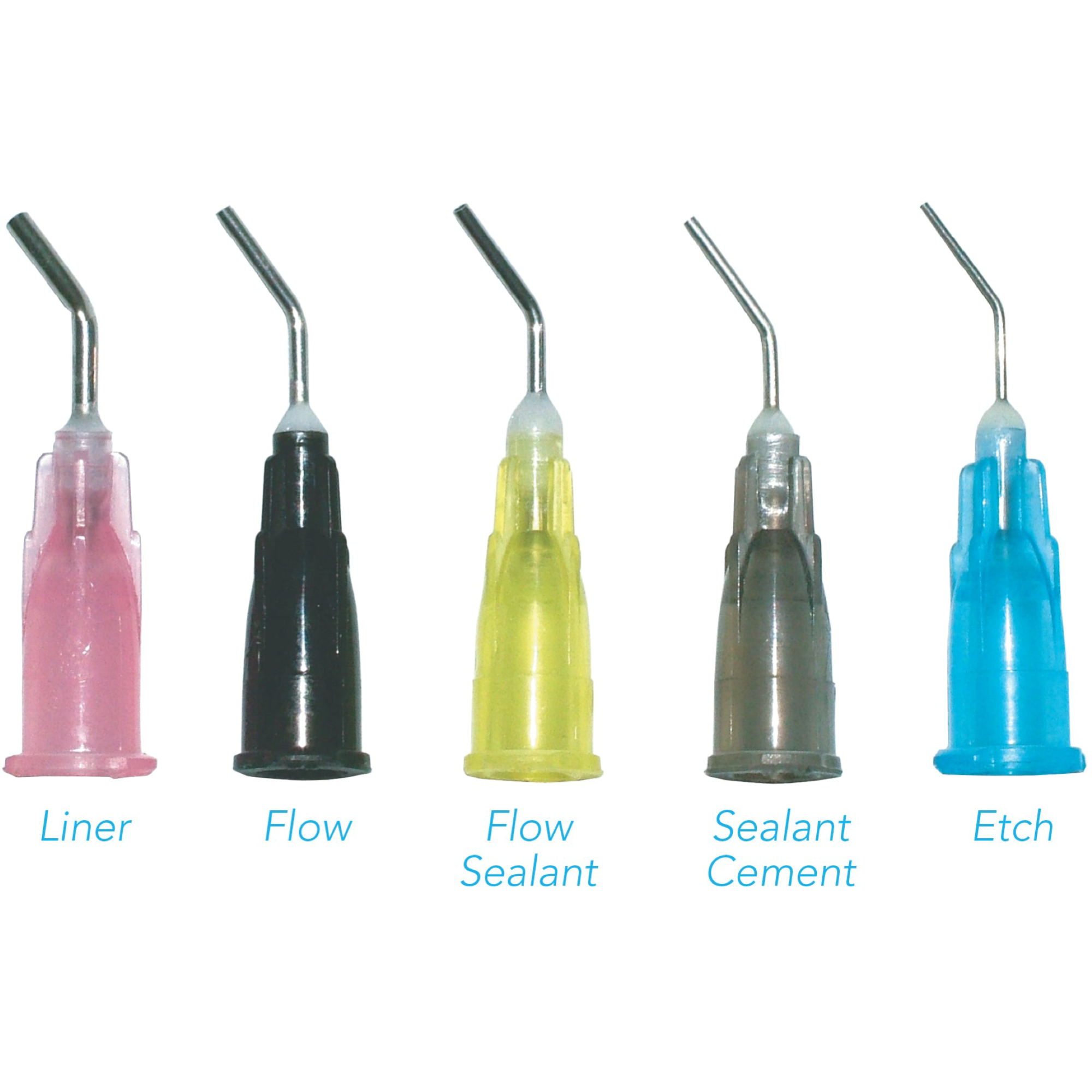 PacEtch Pro Needle Tips 25ga 100/Pk Blue