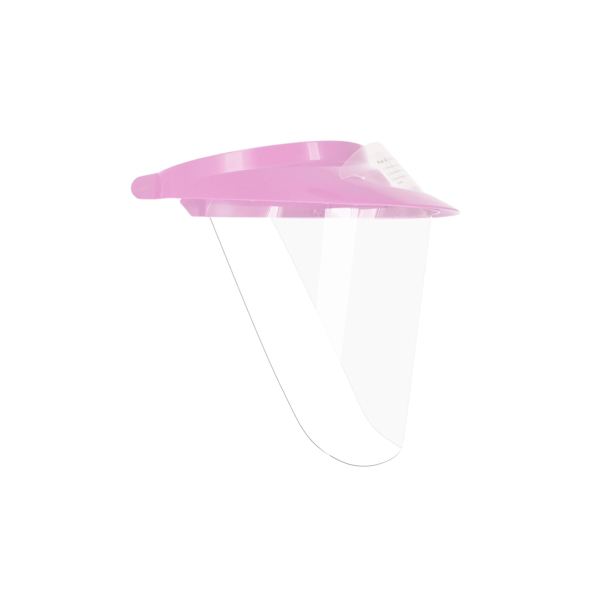 iVisor Visor and Shield Kit with Pink Visor. Contains:1 Visor and 3 Shields