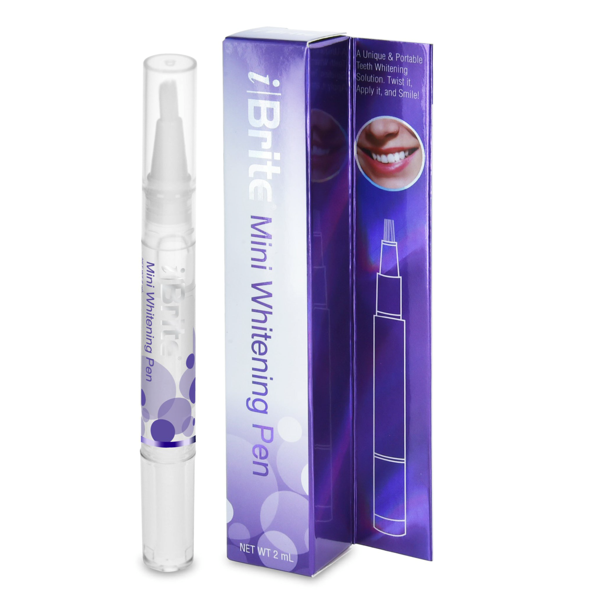 iBrite 2.5 ml 30% Carbamide Peroxide Mini Pen with Brush Tip, 1/Box.