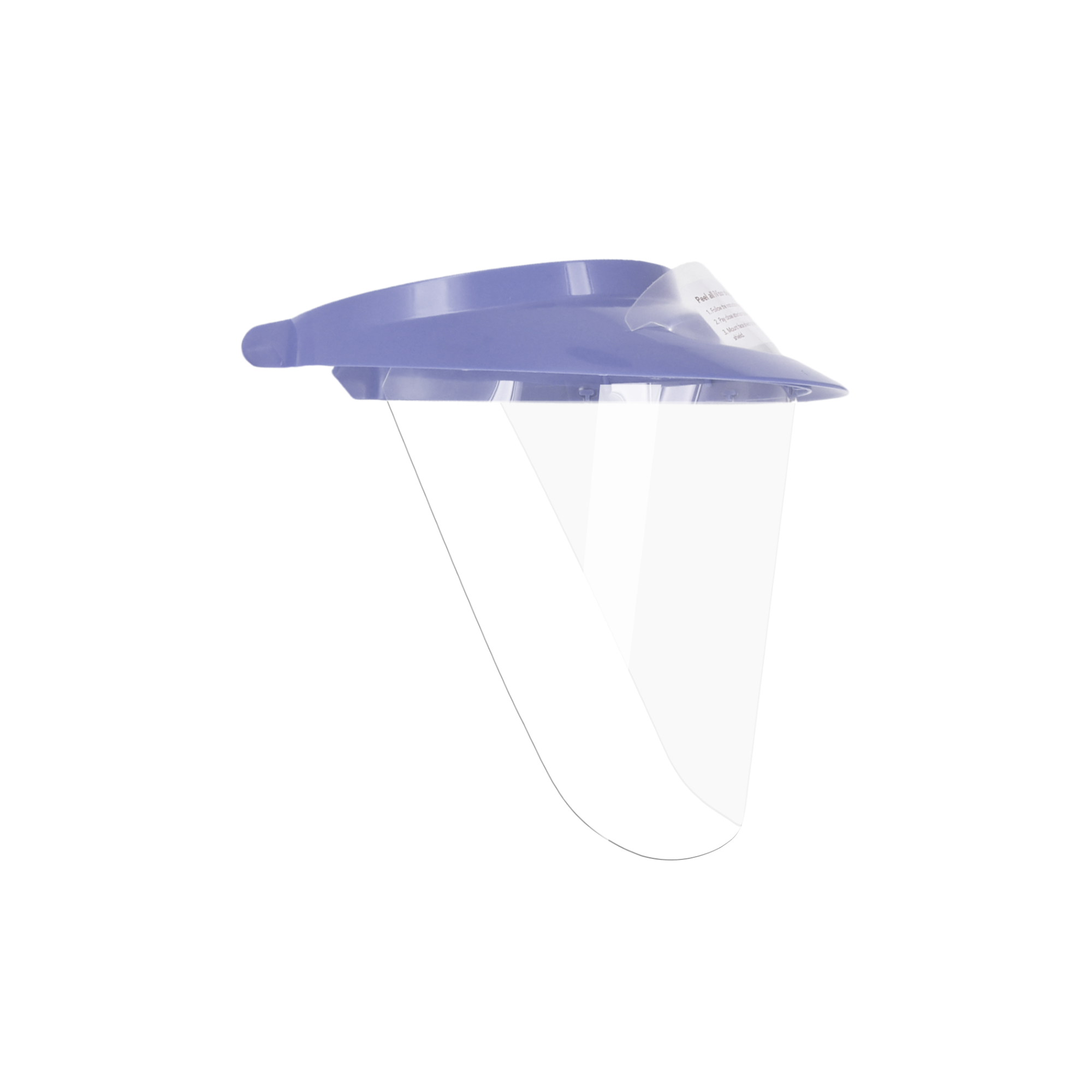 iVisor Visor and Shield Kit with Violet Visor. Contains:1 Visor and 3 Shields
