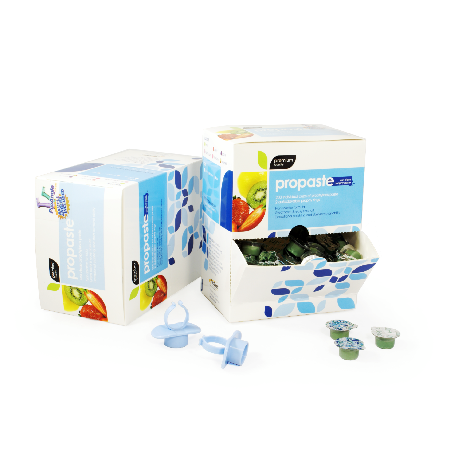 ProPaste Medium Grit Assorted Flavored Prophy Paste with Fluoride 200/Bx