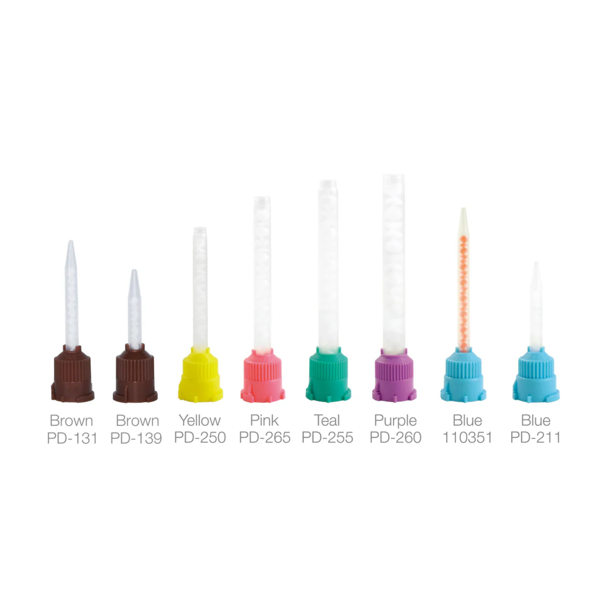 C&B Prompt Blue Mixing Tips for Temporary Crown and Bridge Material, Package