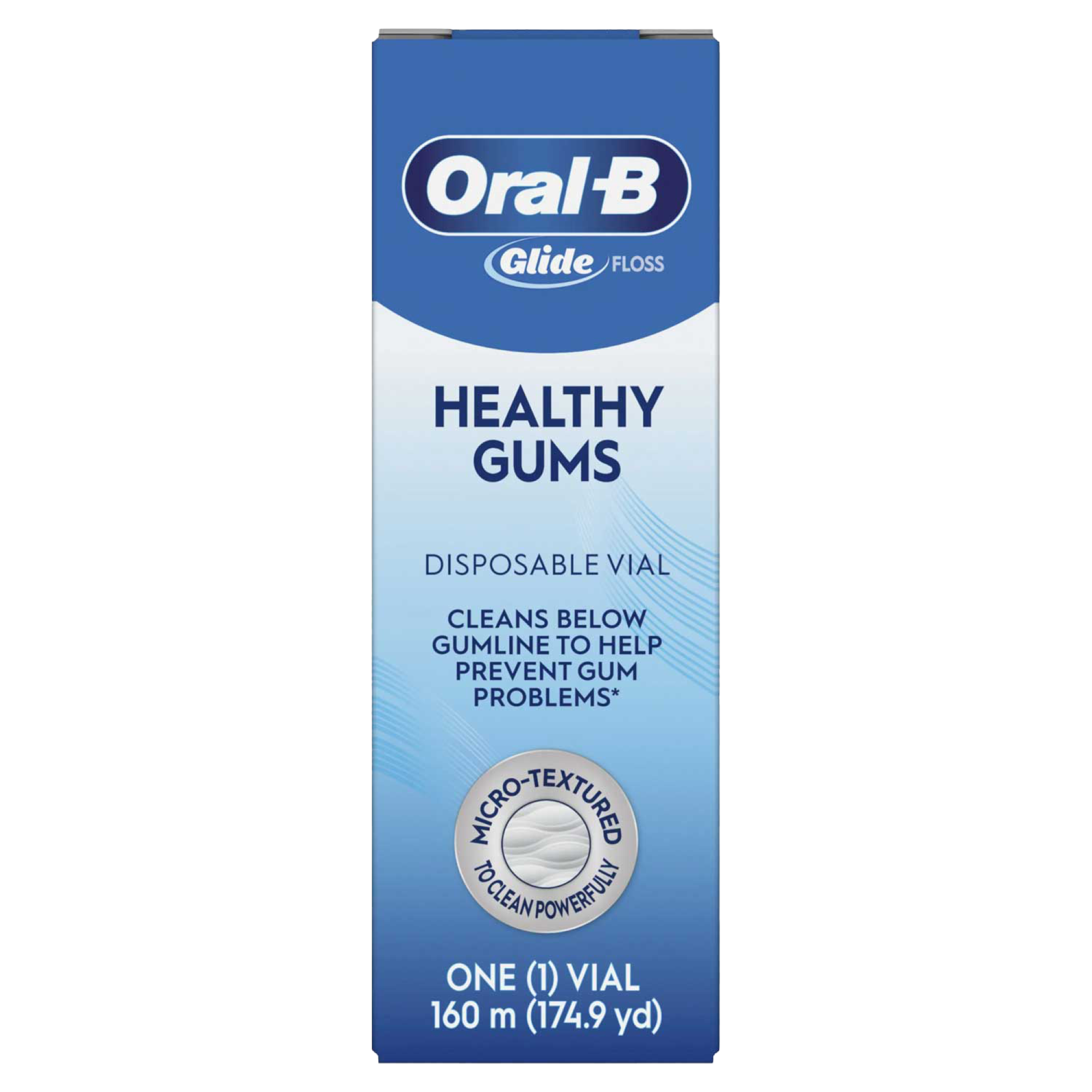 Glide Healthy Gums Floss 160M Disposable Vial, 80779740