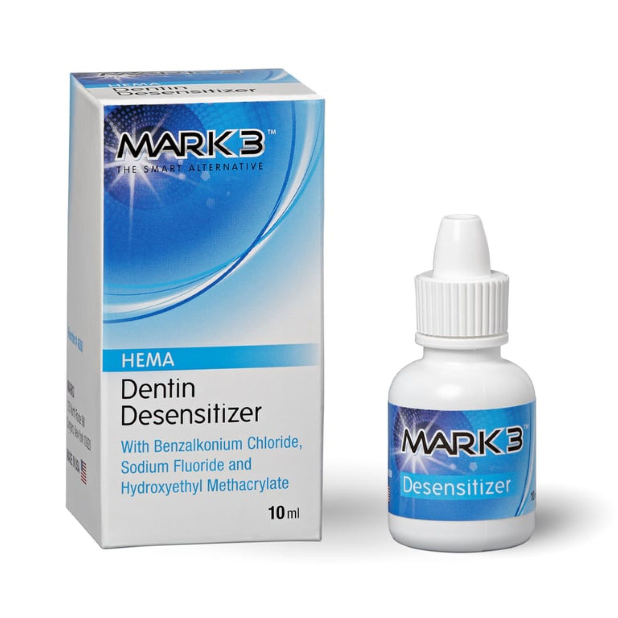 Dentin Desensitizer W/ Fluoride, 10 ML, Contains Benzalkonium Cloride Sodium, 4500