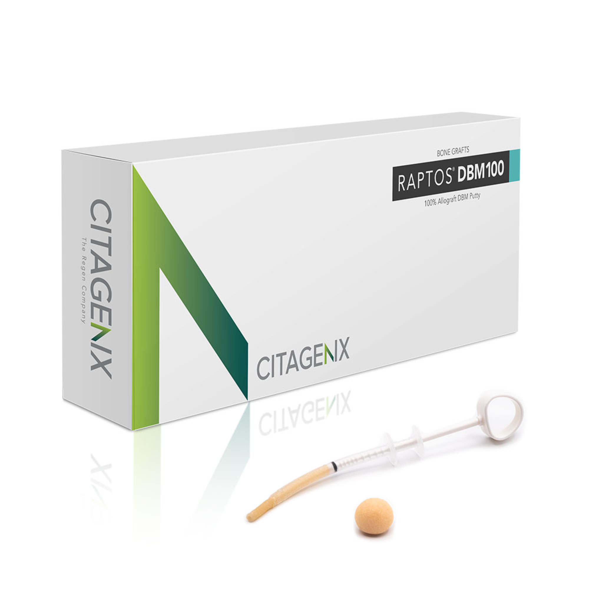 Raptos DBM100 Putty, 0.5cc, 1 syringe/Box, RDBM100-P05
