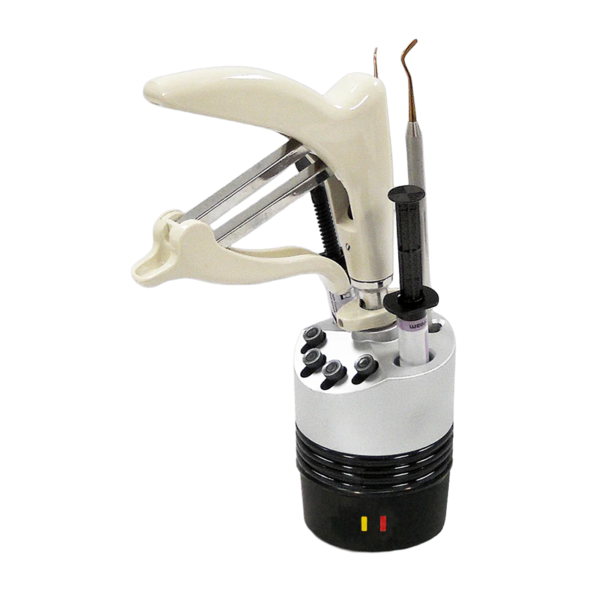 Calset with Multi-Pro Tray Composite Heater, 120 Volts AC Power Supply - Flexible configuration, Warms 3 dispenser, 4 complules, syringes and/or finishing instruments, 110007-64