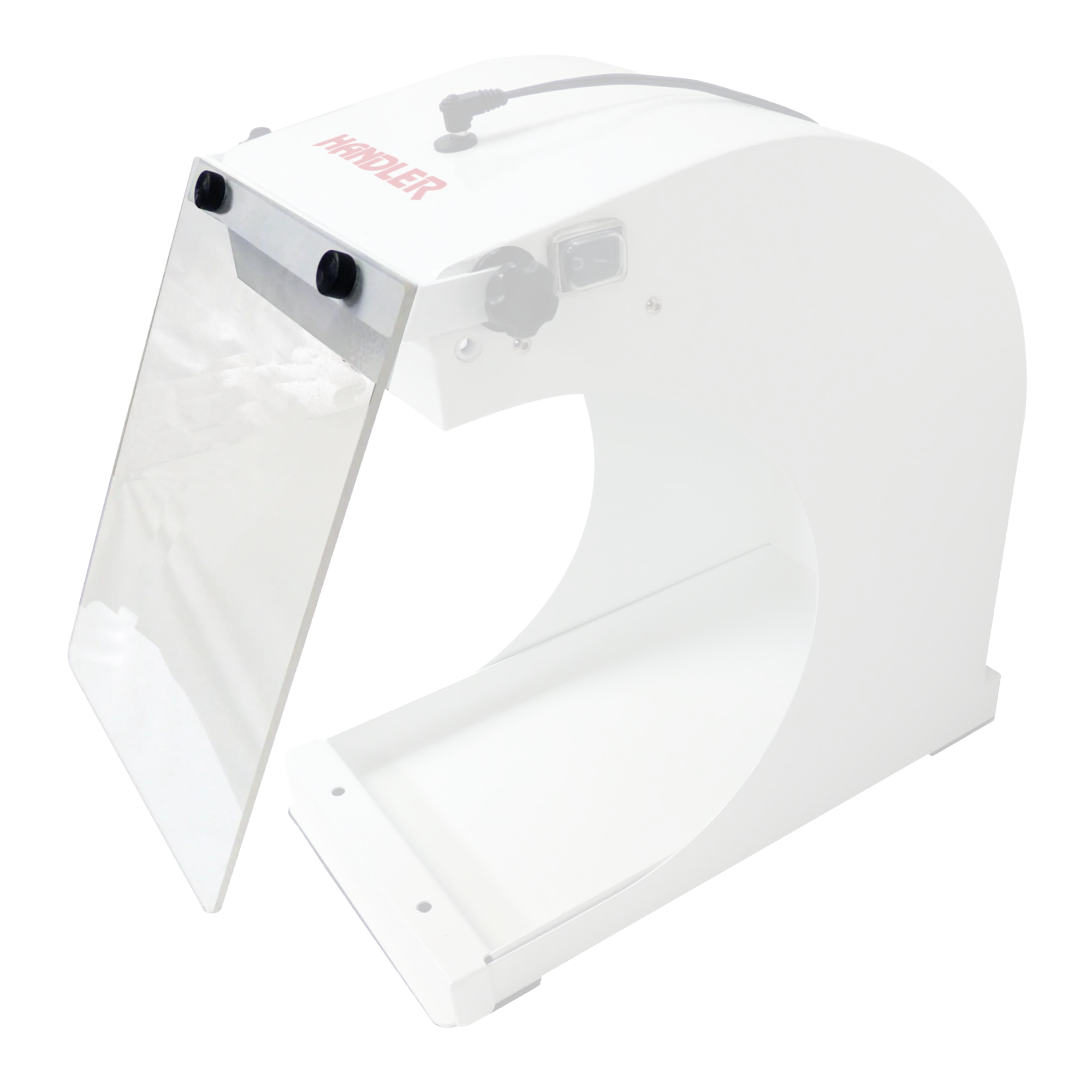 Splash Hood, Steel Powder Coated W/Led, 86D