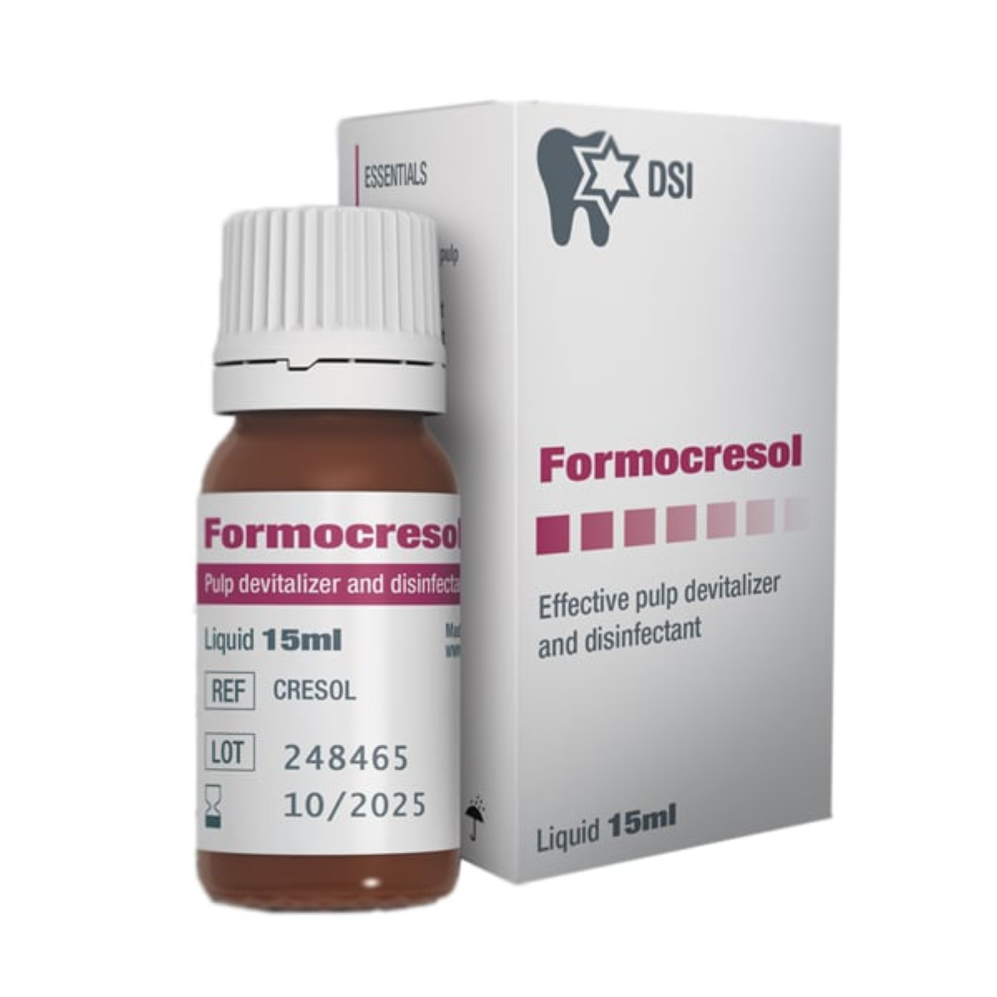 Formo 15Ml | Bactericide & Mummifying Agent That Can Be Used As Pulp Devitalizer, CRESOL
