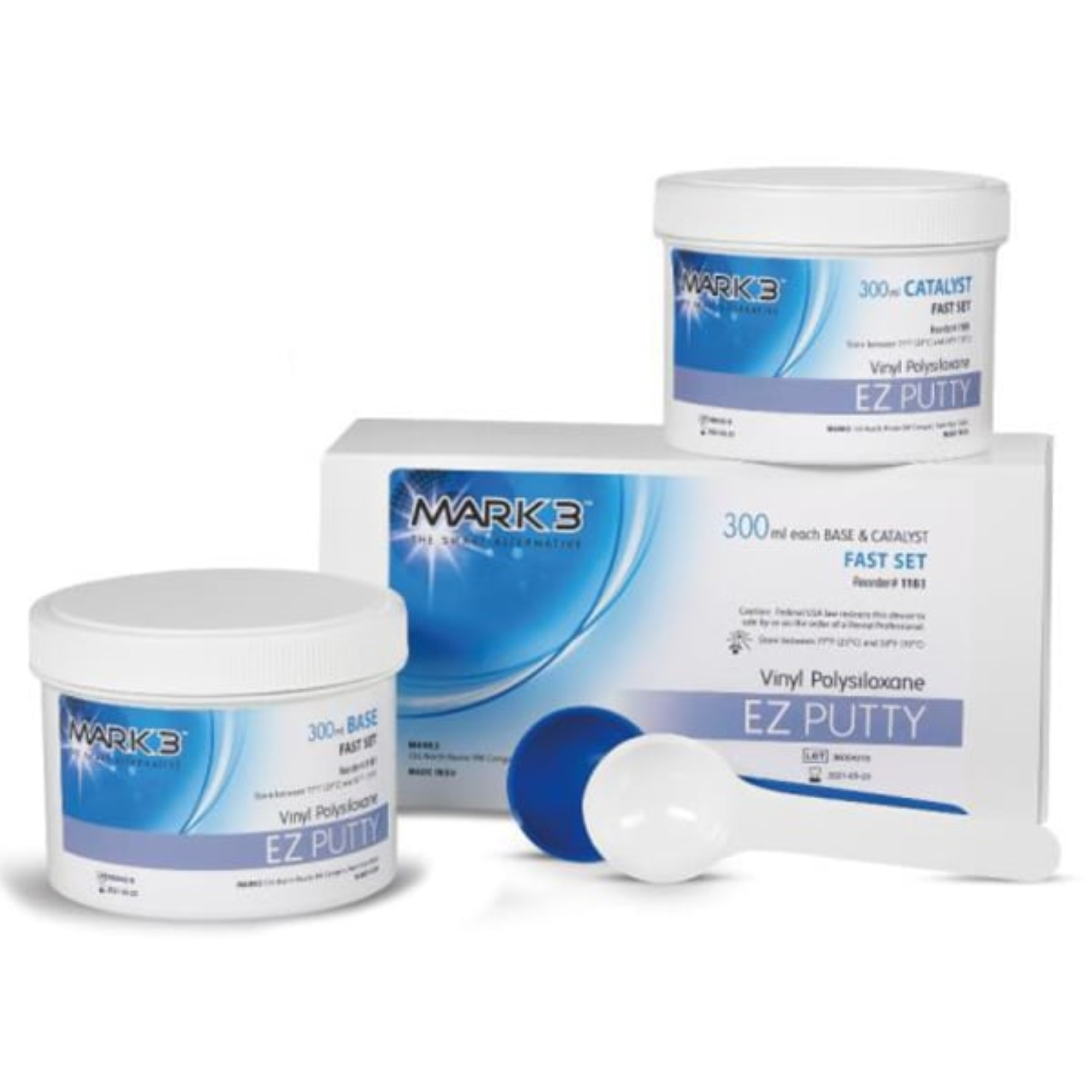 EZ VPS Putty Regular Set 300ml. each Base & Catalyst, 1160