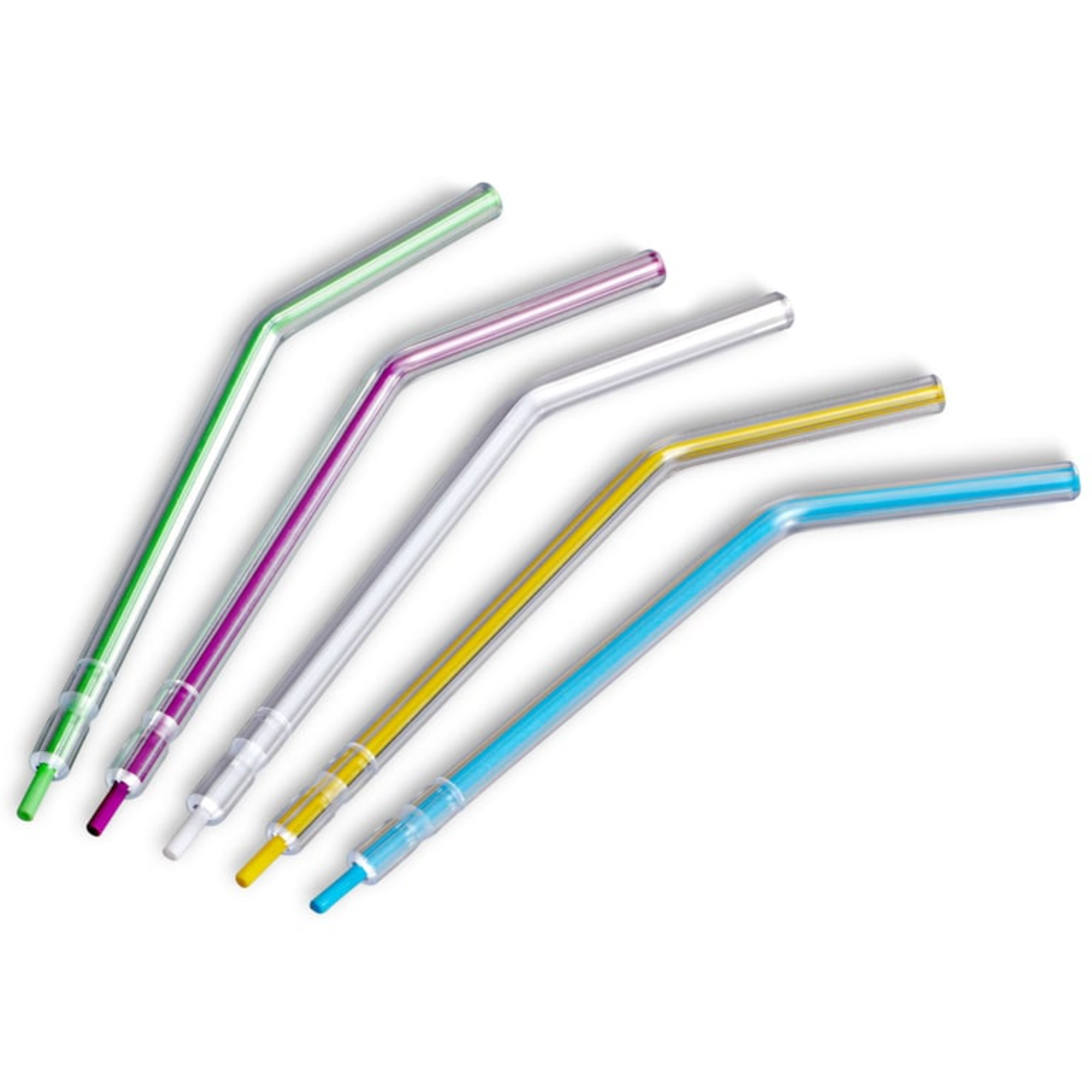 Multicolored Plastic Air Water Syringe Tips 250/pk, 1202