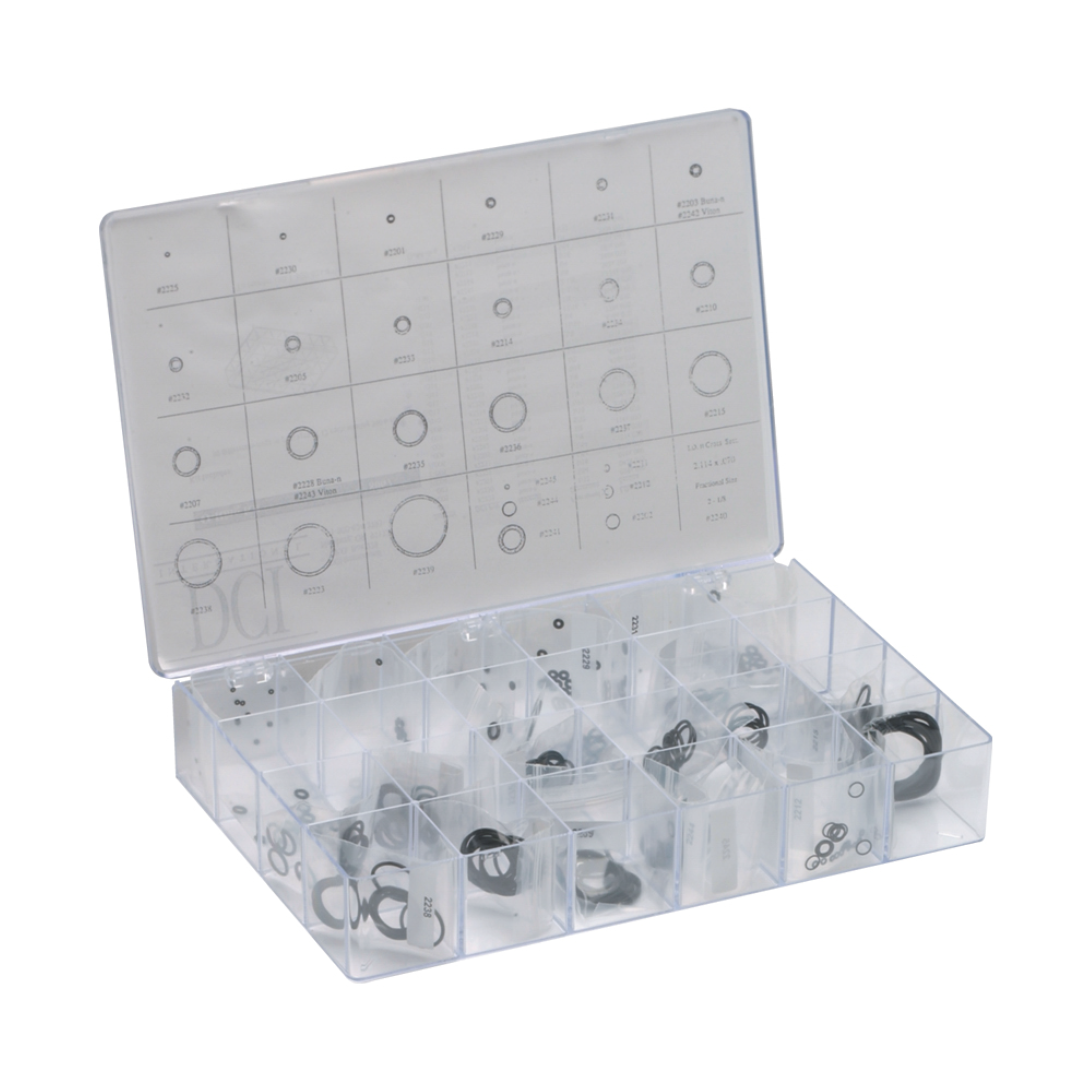 Dental O-Ring Kit. Includes 360 Rings 12 Each Of 30 Common Sizes For Replacement International, 8067