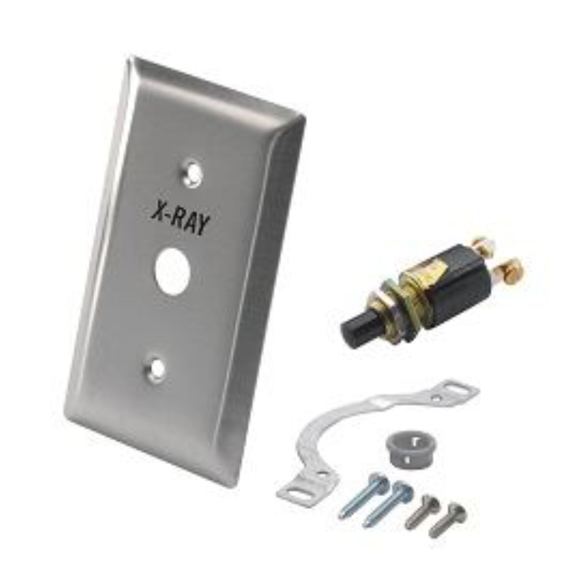 X-Ray Exposure Switch Kit Stainless Steel 1/pack Includes Exposure Switch & Brushed International, 7116