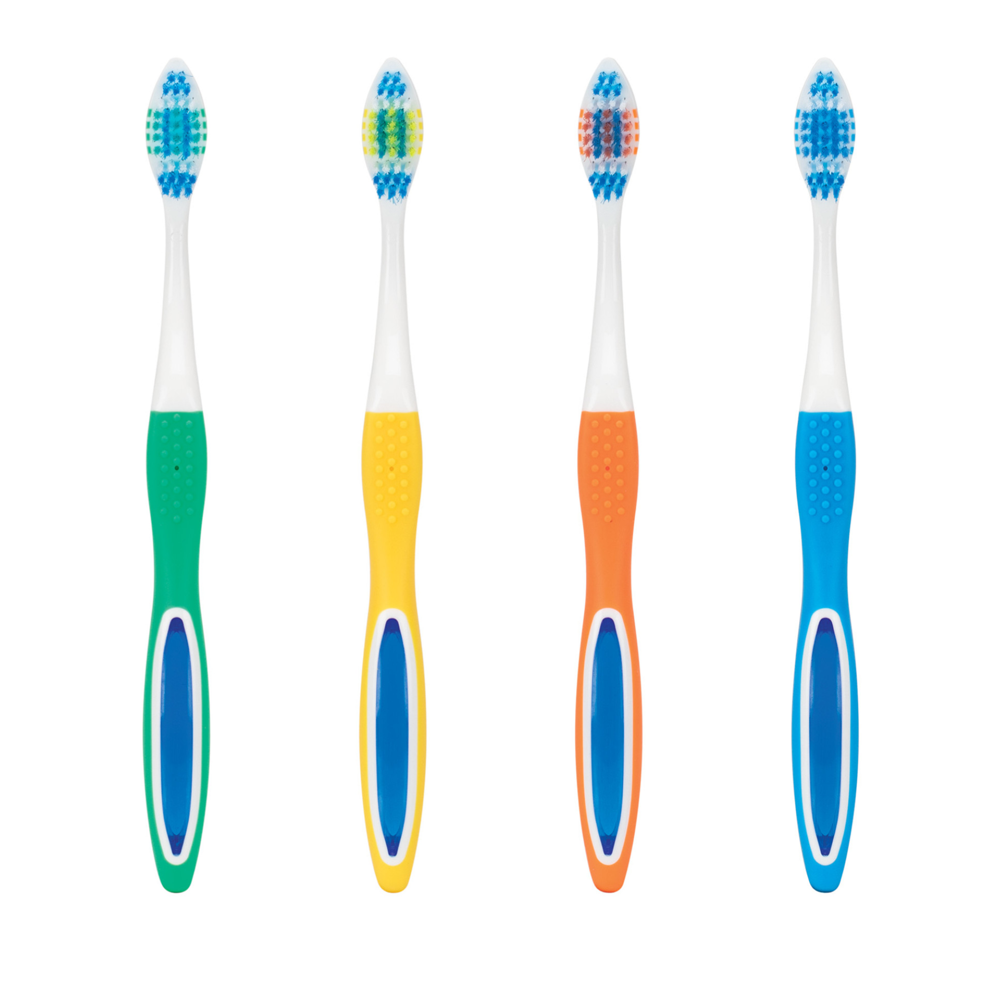 Smilegoods A401 Toothbrushes Soft End-Rounded Dupont Tynex Bristles In An Unbreakable Non-Slip, 7045229