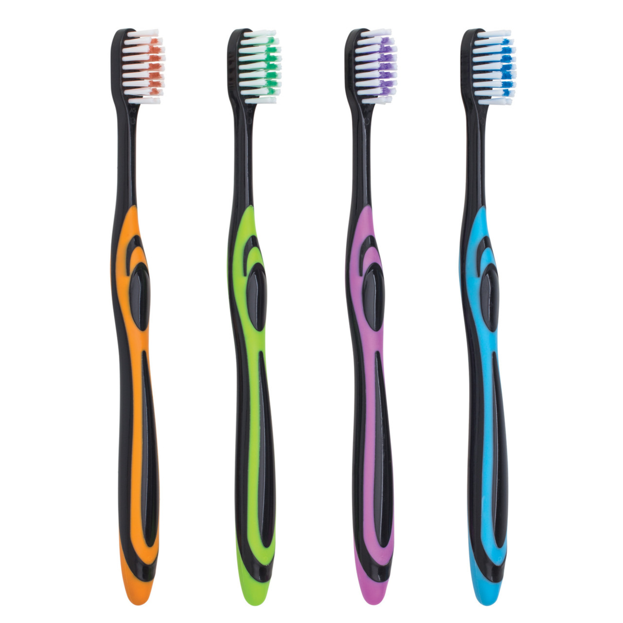Smilegoods A301 Toothbrushes With Compact Head & Build-In Cheek Tongue Cleaner 72/box Each, 7045297