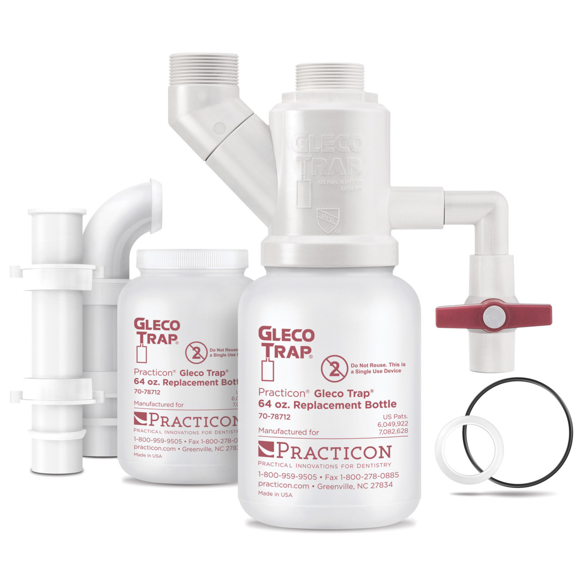 Gleco 64 Oz. Trap System. Contains: Assembly 2 Replacement s All Necessary, 7078713