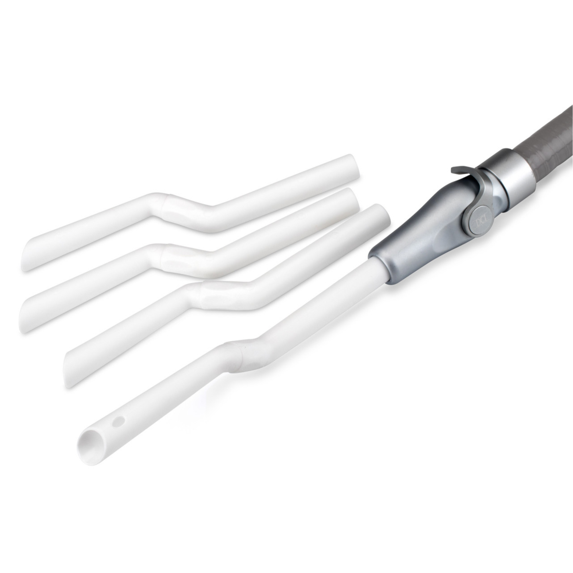 Angle-Ease Adjustable Hve Tips Fits All Standard Valves. Single-Use White Plastic, 10110