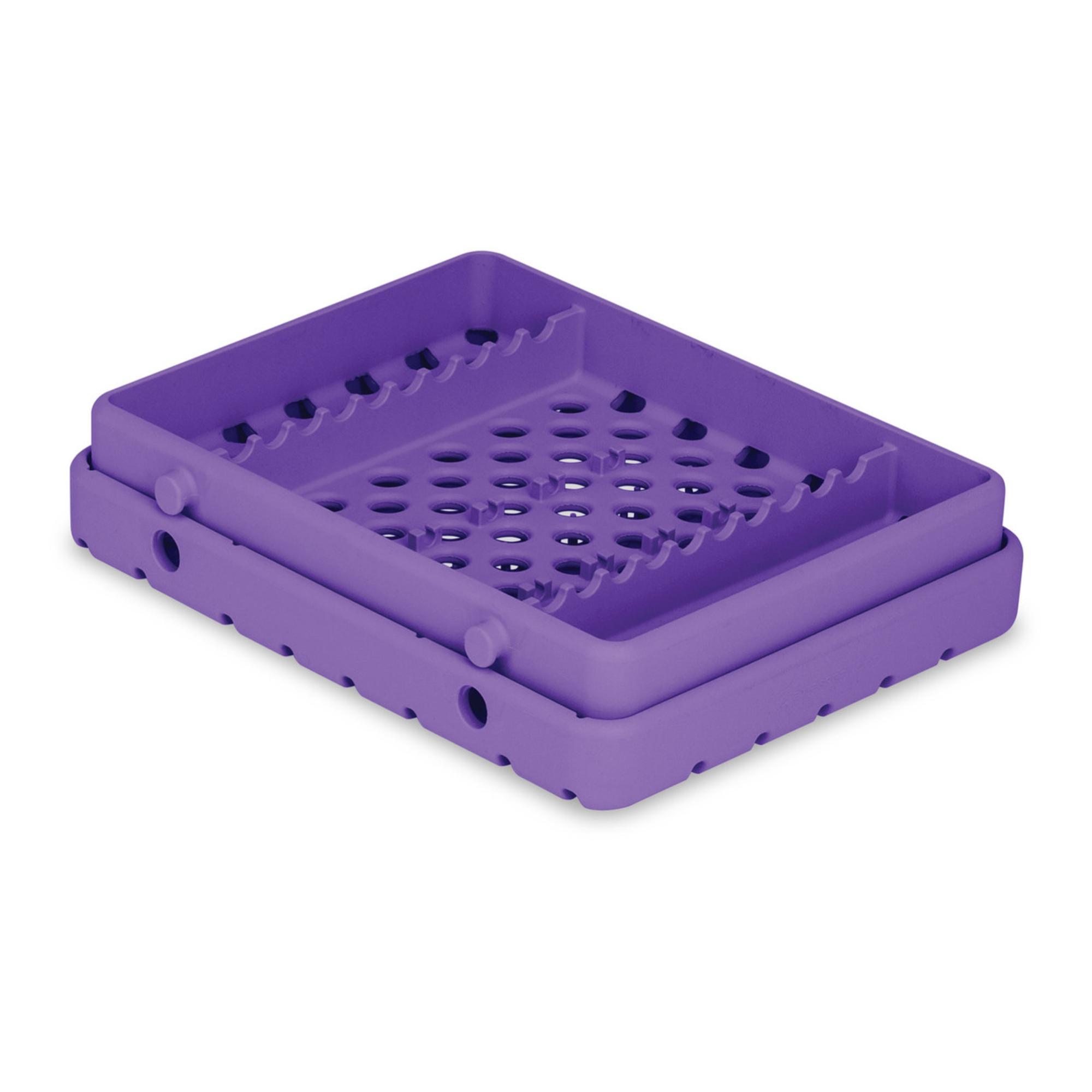 Cool Cassette 2 Pure Purple 10 Instrument Tray 1/pack Holds Instruments Up To 7-1/8