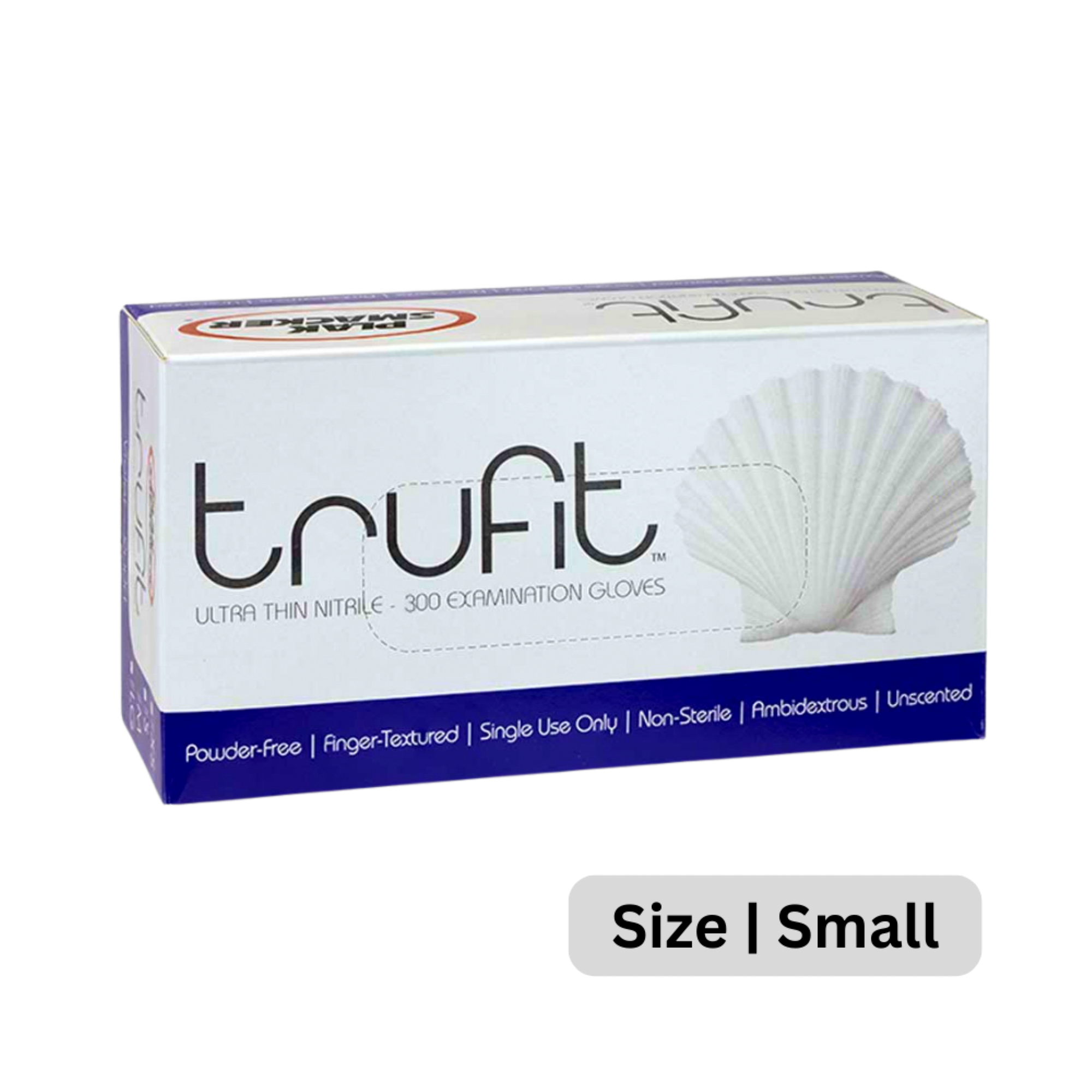 Trufit Violet Ultra Thin Nitrile Gloves - Small  (300 Ct)