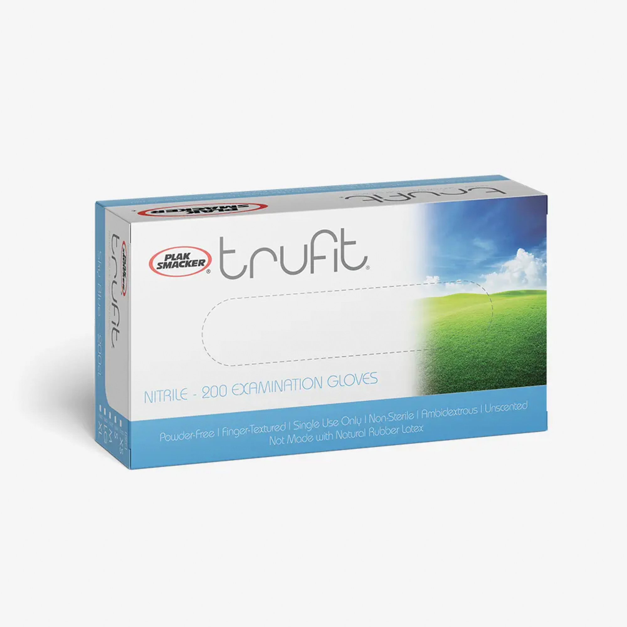 Trufit Blue Nitrile Gloves- S (200Ct)