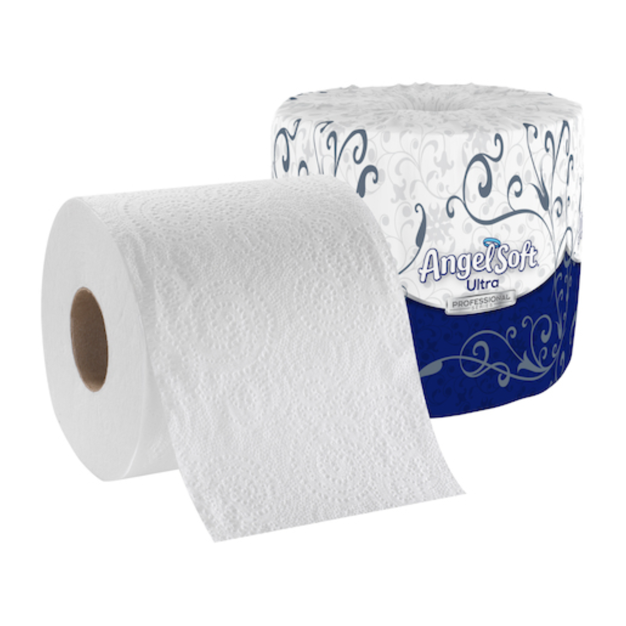 Ultra Premium Embossed Bathroom Tissue, 2-Ply, White, 4?