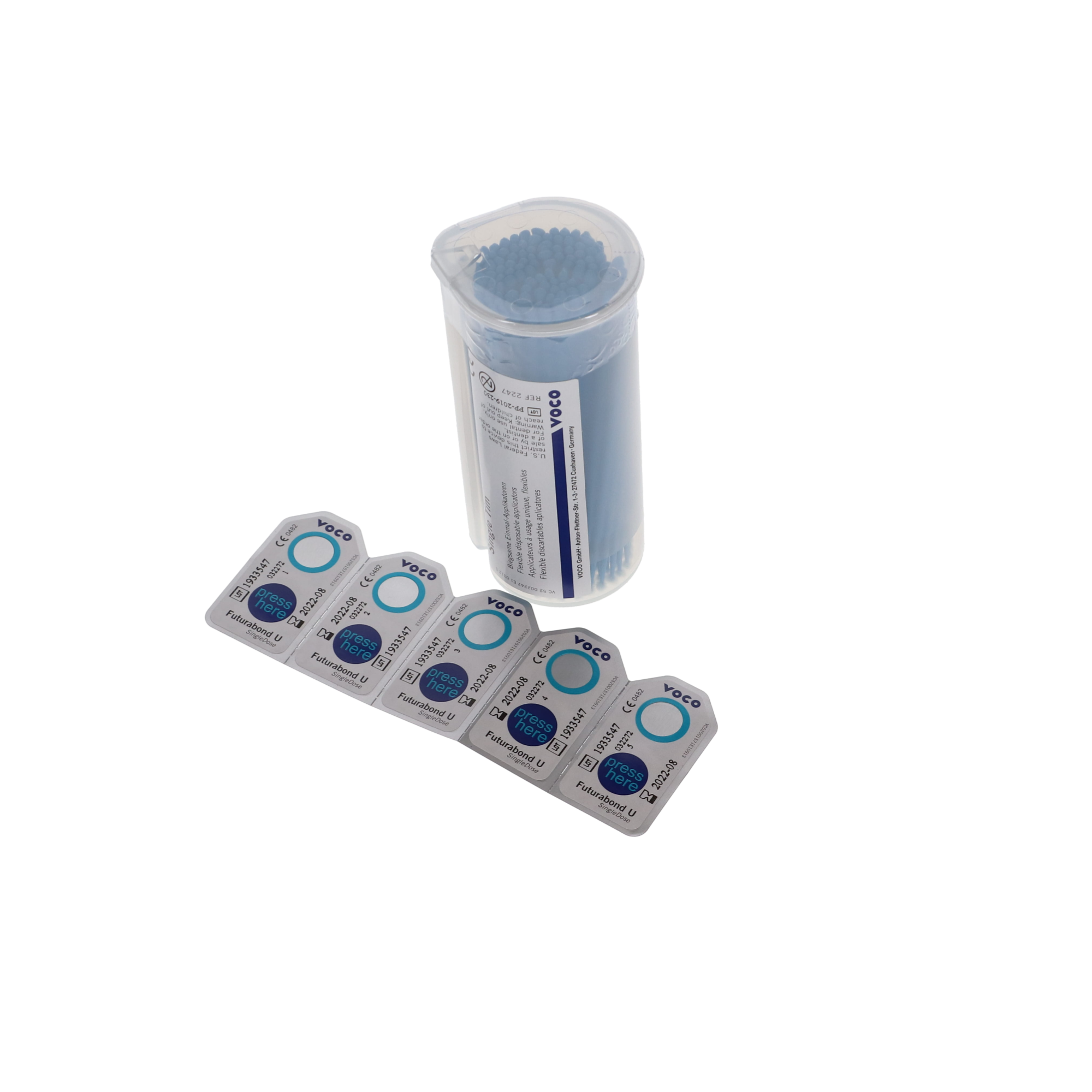 Futurabond U Universal Adhesive, Dual-Cure, Single Dose Refill, 200/Pk, 1572