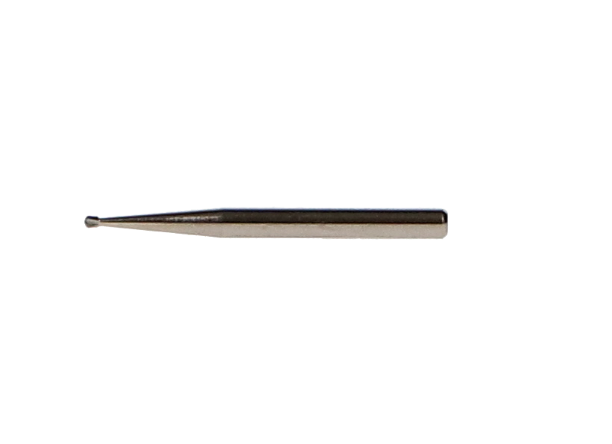 Carbide Bur, FG, # 1/2, Round, 0.7 mm, 100/Pk, FG1/2-100
