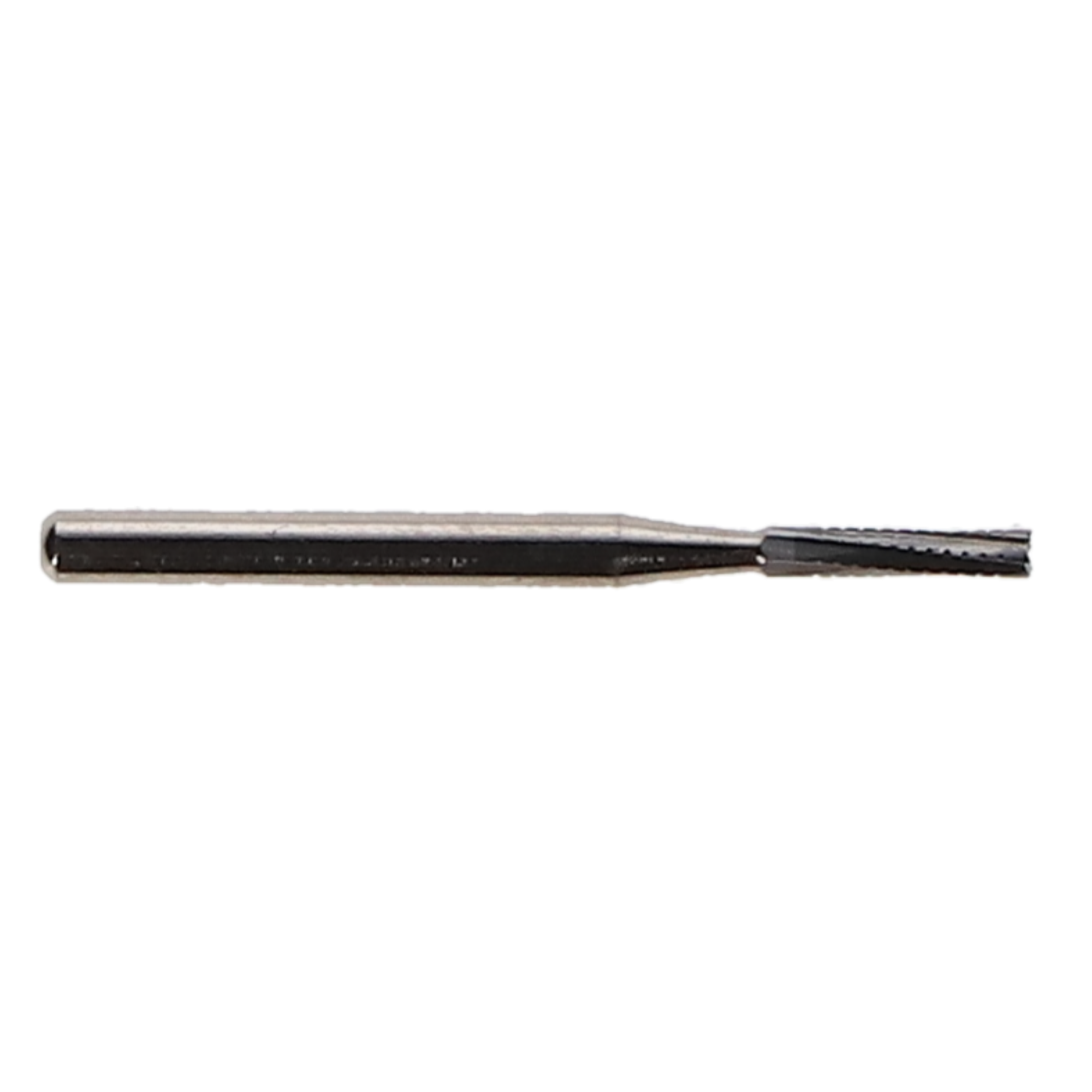 Carbide Bur, FG, # 557L, Long Straight Cross Cut Fissure, 1.0 mm, 100/Pk, FG557L-100