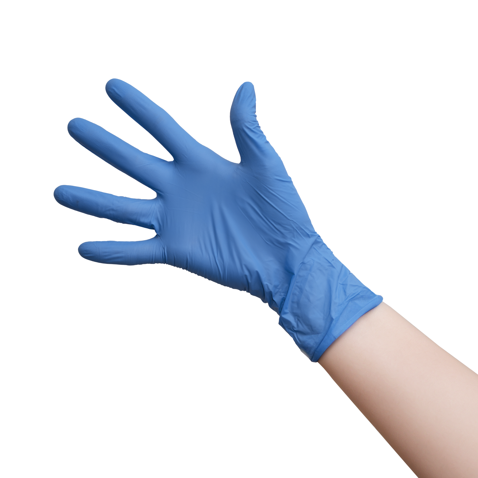 Aurelia Transform Nitrile Examination Gloves, Large, Transblue, 200/Box