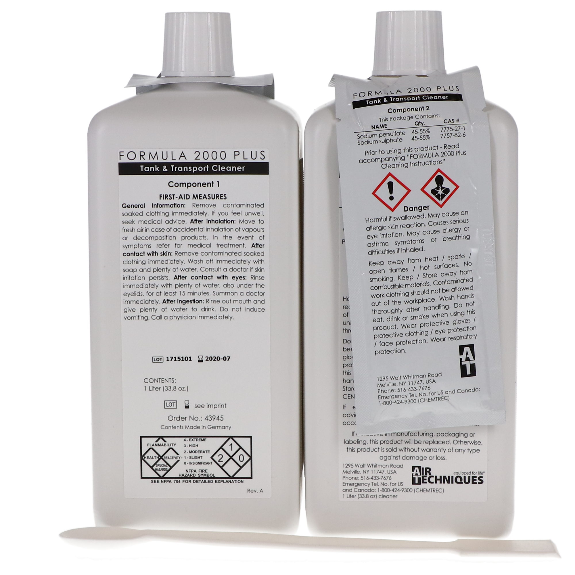 Formula 2000 Plus Cleaning Agents, Twin Pack, 2/Pk, 43945