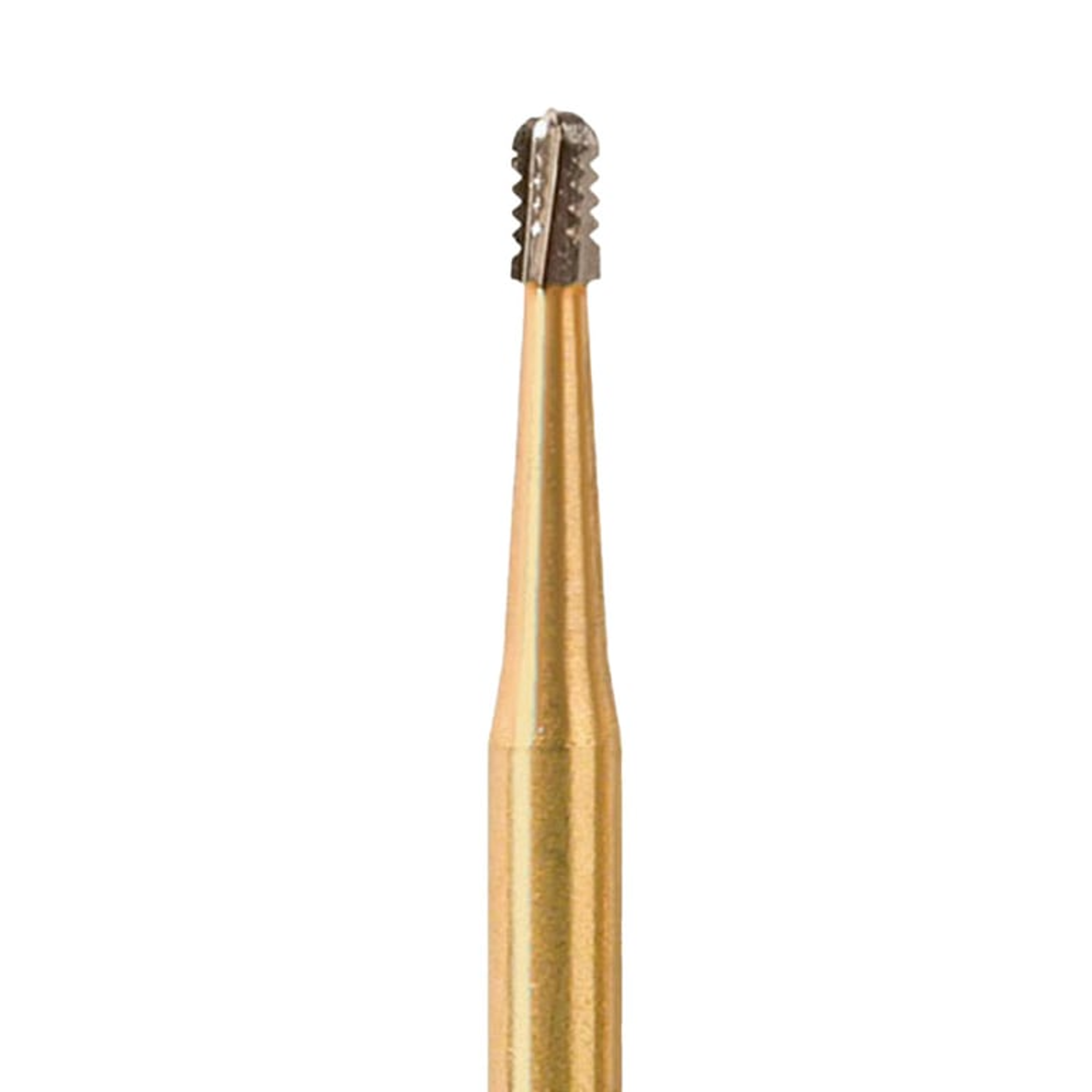NeoBurr NeoMax Gold Plated Carbide Single-Use Burs, FG, Metal and Crown Cutters, MAX 1, 1.0 mm, 25/Pk, FGMAX1
