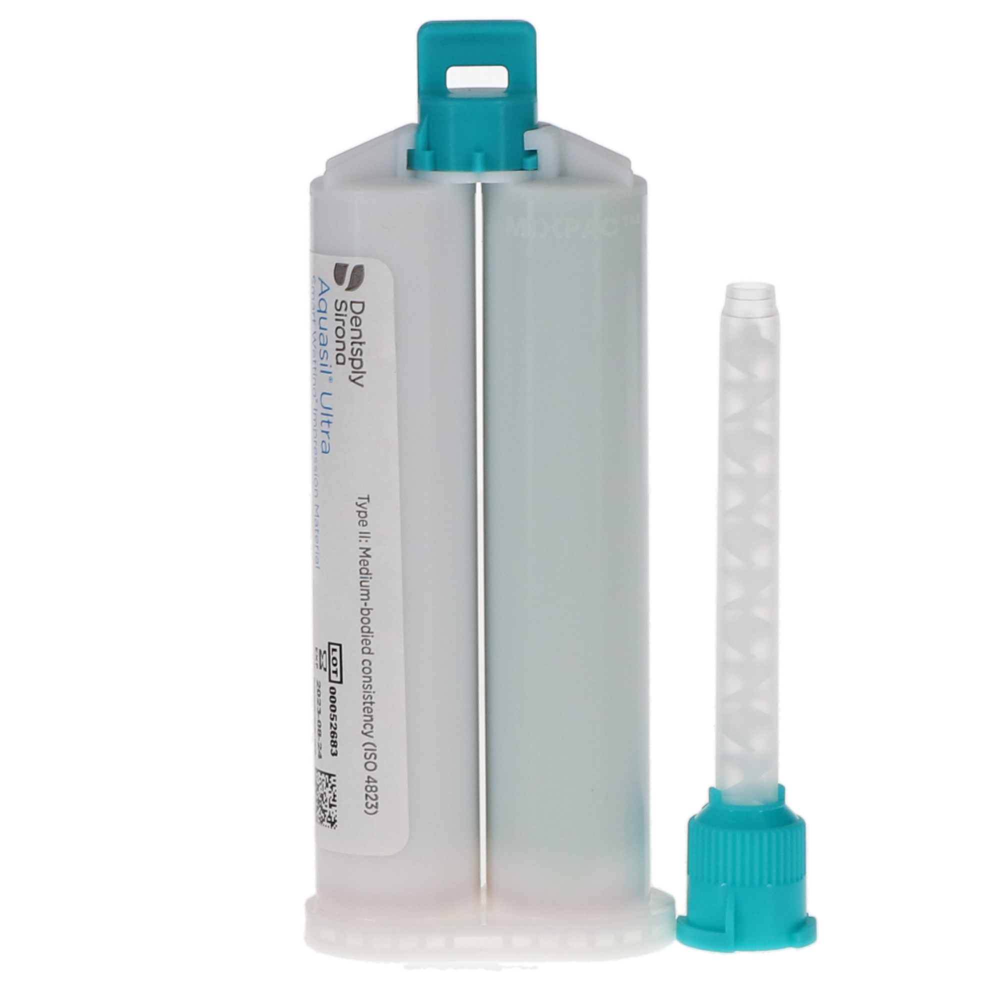 Aquasil Ultra Smart Wetting Impression Material, Cartridge Pack, Heavy Body, Regular Set, 50 ml, Mint, Light Green, 4/Pk, 678775