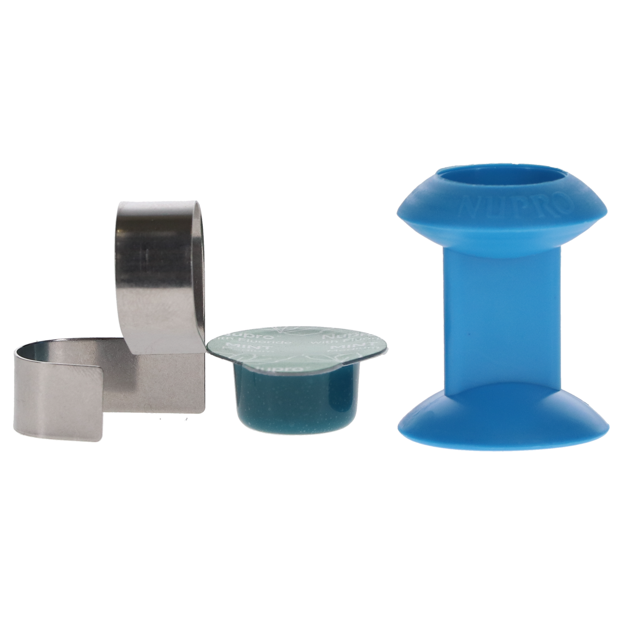 Nupro Extra Care Prophy Paste, Fluoride Cup, Medium, Mint, 200/Box, 801222