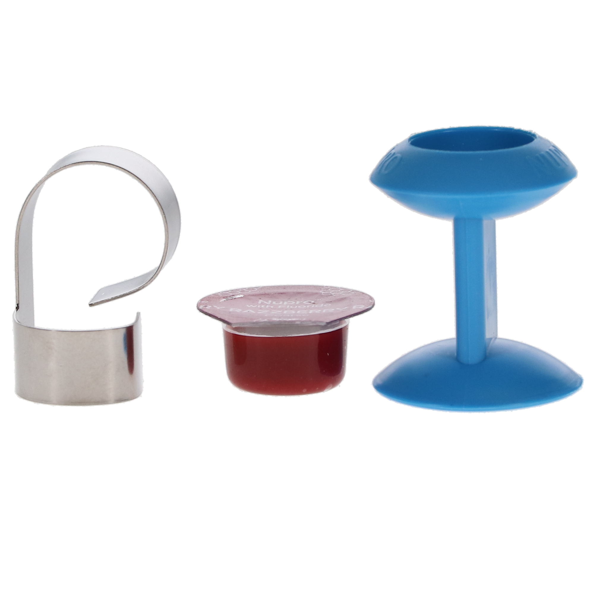 Nupro Extra Care Prophy Paste, Fluoride Cup, Coarse, Razzberry, 200/Box, 801309