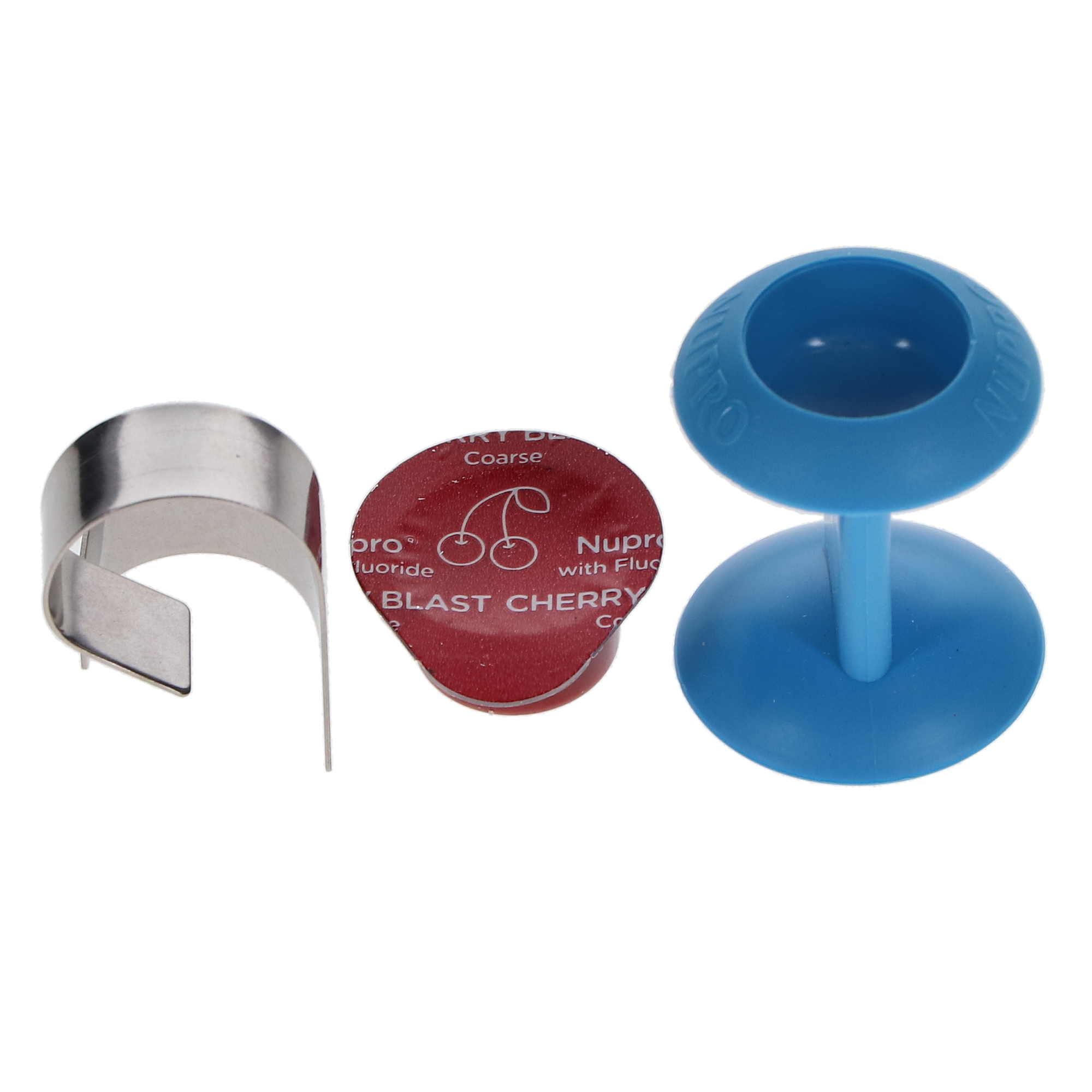 Nupro Extra Care Prophy Paste, Fluoride Cup, Coarse, CherryBlast, 200/Box, 801322