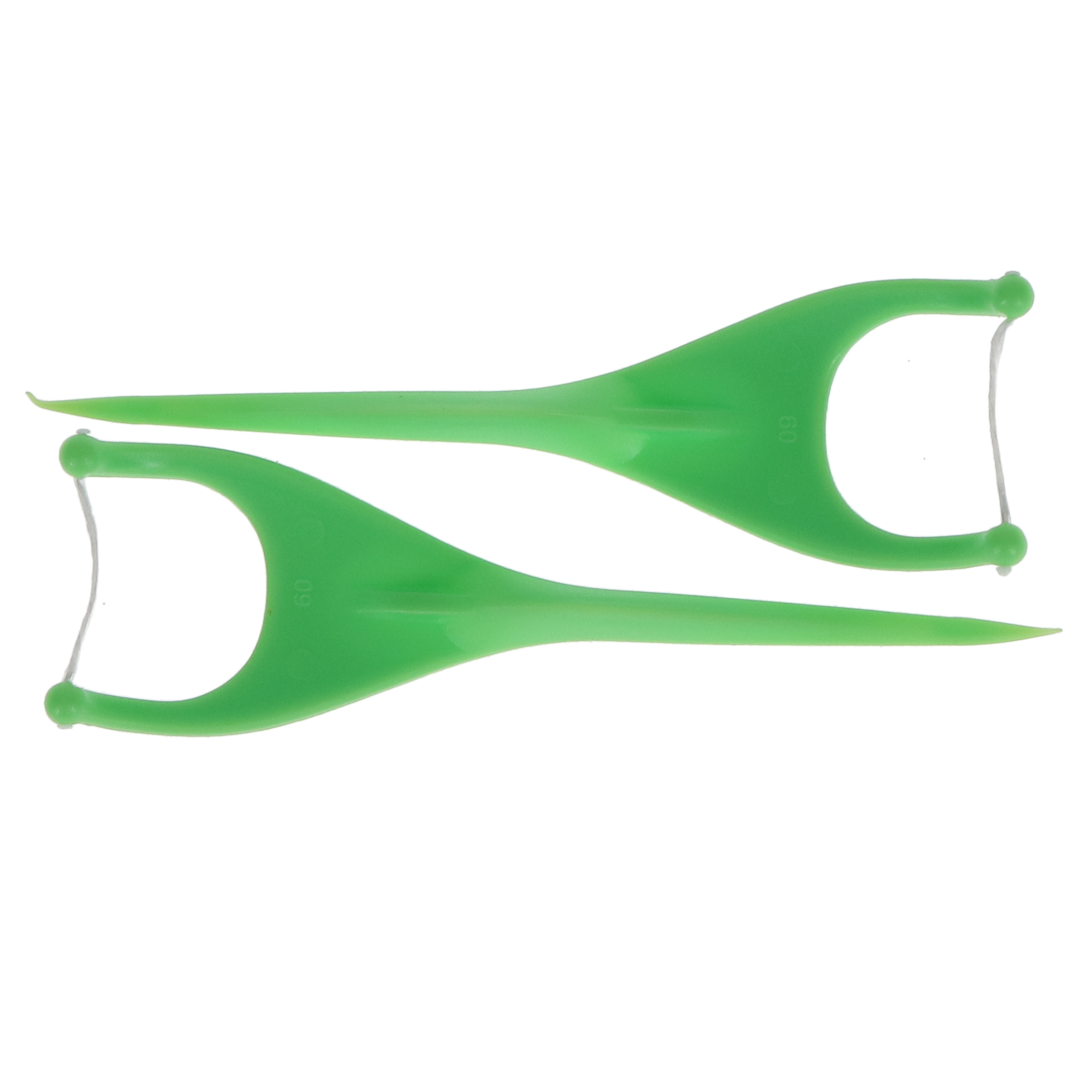 Gum Eez-Thru Angled Flossers, Floss Picks, 2 Flossers, 48/Pk, 898PQ