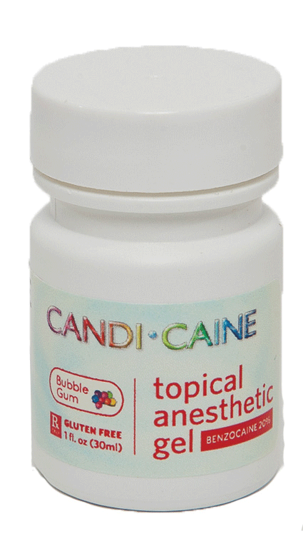 Candi-Caine Topical Anesthetic Gel, 20% Benzocaine, 1 oz/Jar, Pina Colada, 1/Pk