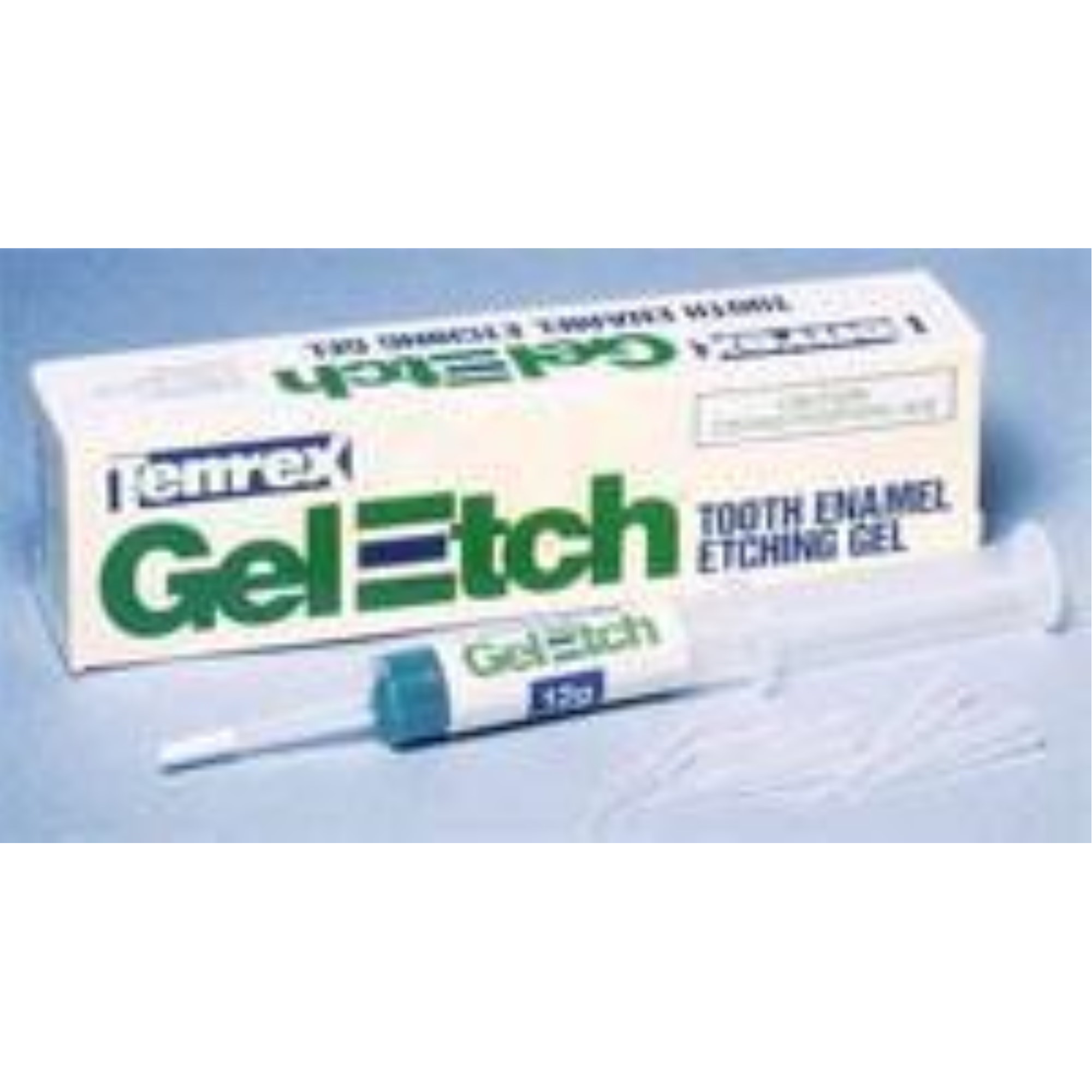 Gel-Etch Enamel Etching Gel, 35% Phosphoric Acid, Syringe Kit with 25 Tips, 12 g, Medium Viscosity, Green, 1/Pk