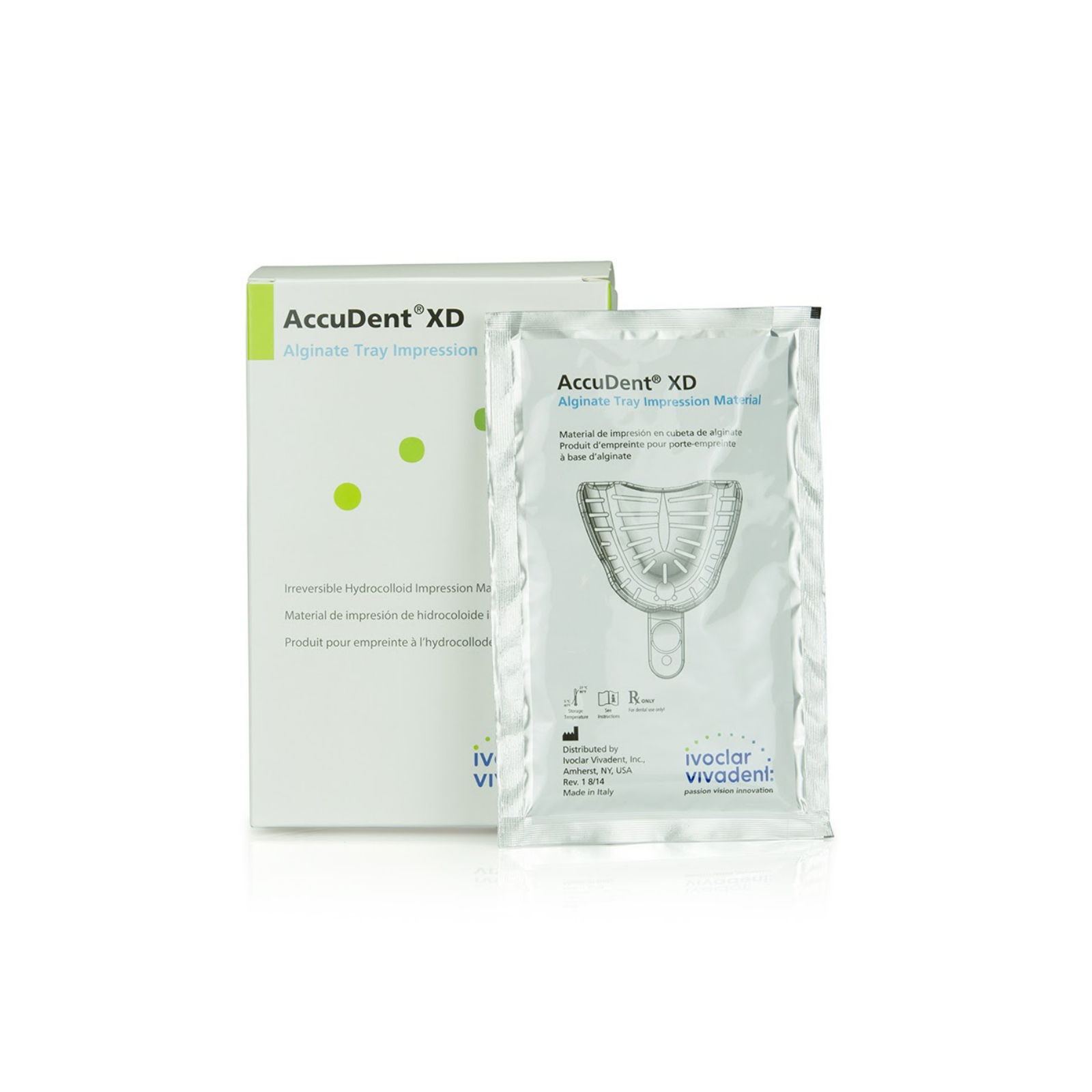 AccuDent XD Alginate Tray Impression Material, 12/Pk, 673471 (Discontinued)