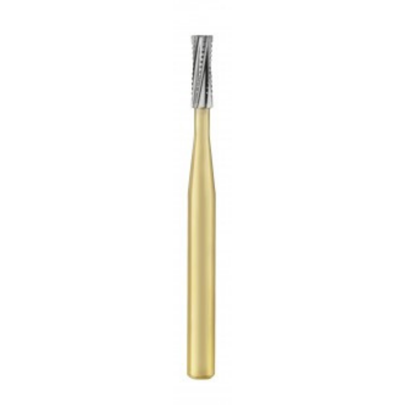 Great White Gold Series Carbide Burs, FG, Straight Cross Cut Fissure, # 558, 10/Pk, 18222