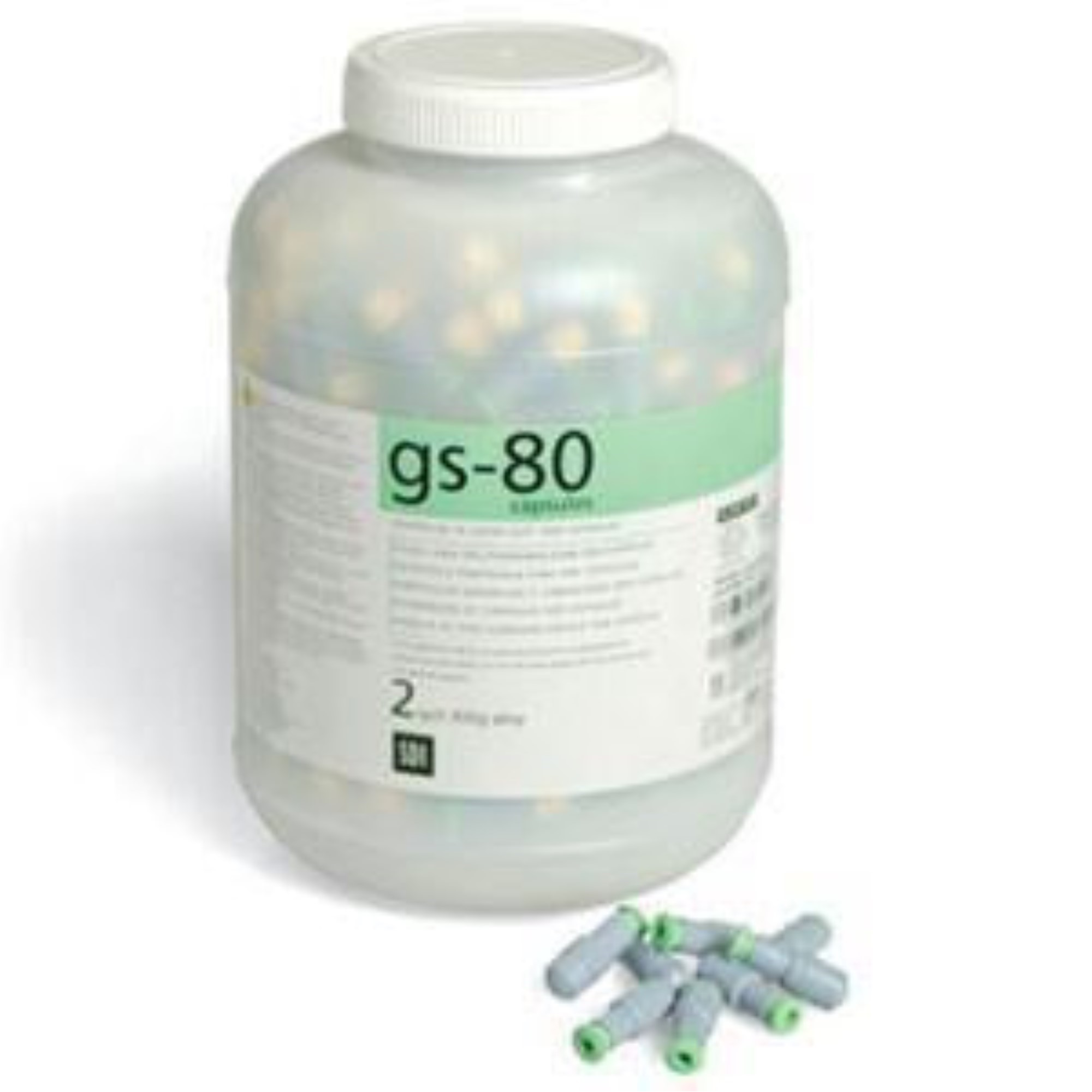 GS-80 Dispersed Phase Amalgam Capsules, 3 Spill, Regular Set, 800 mg, 500/Pk