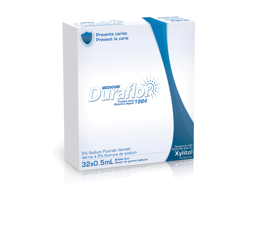 Duraflor Fluoride Varnish, 5% Sodium Fluoride, Unit Dose, 0.25 ml, Bubblegum, 200/Pk